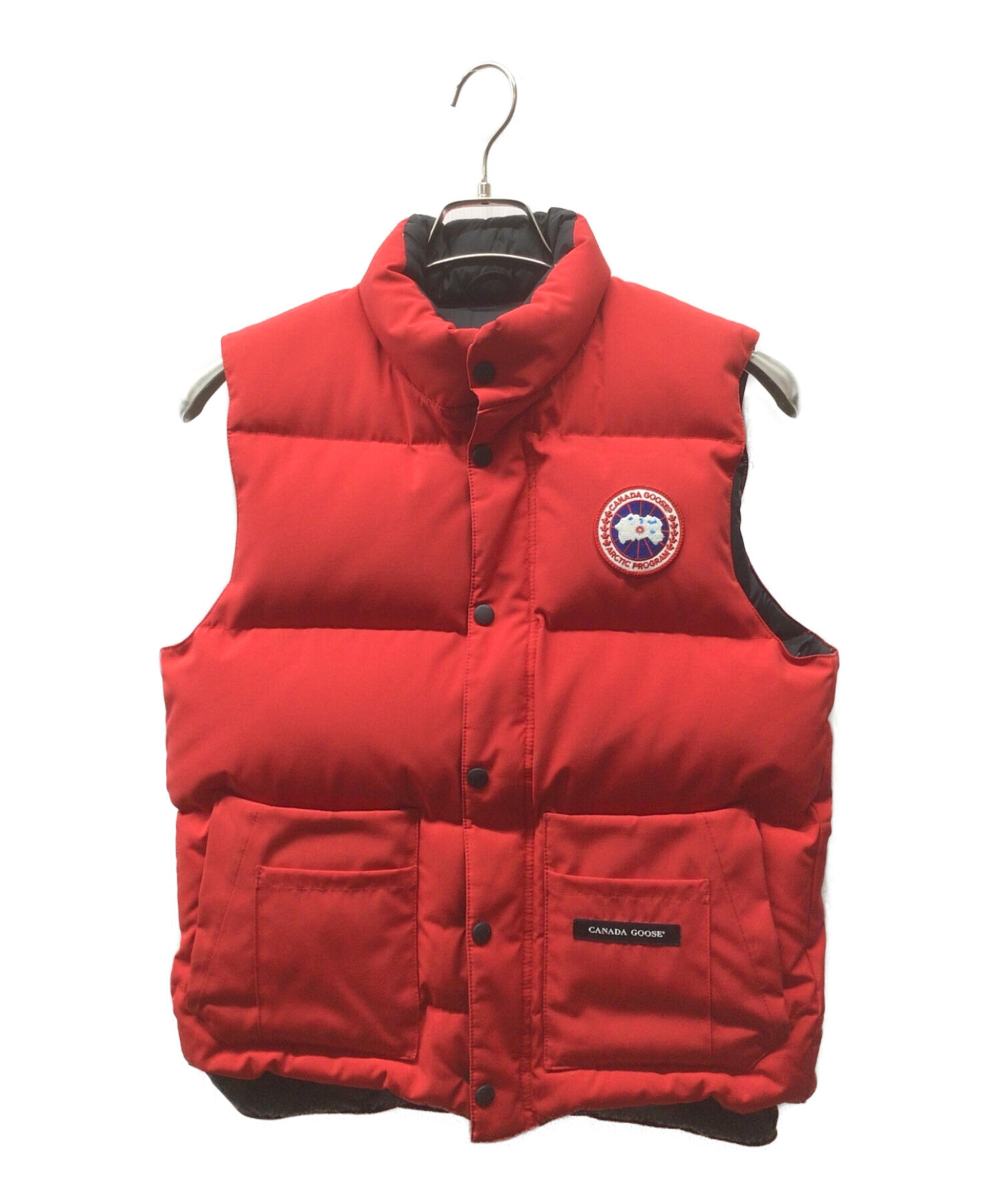 カナダグース ダウンベスト S レッド