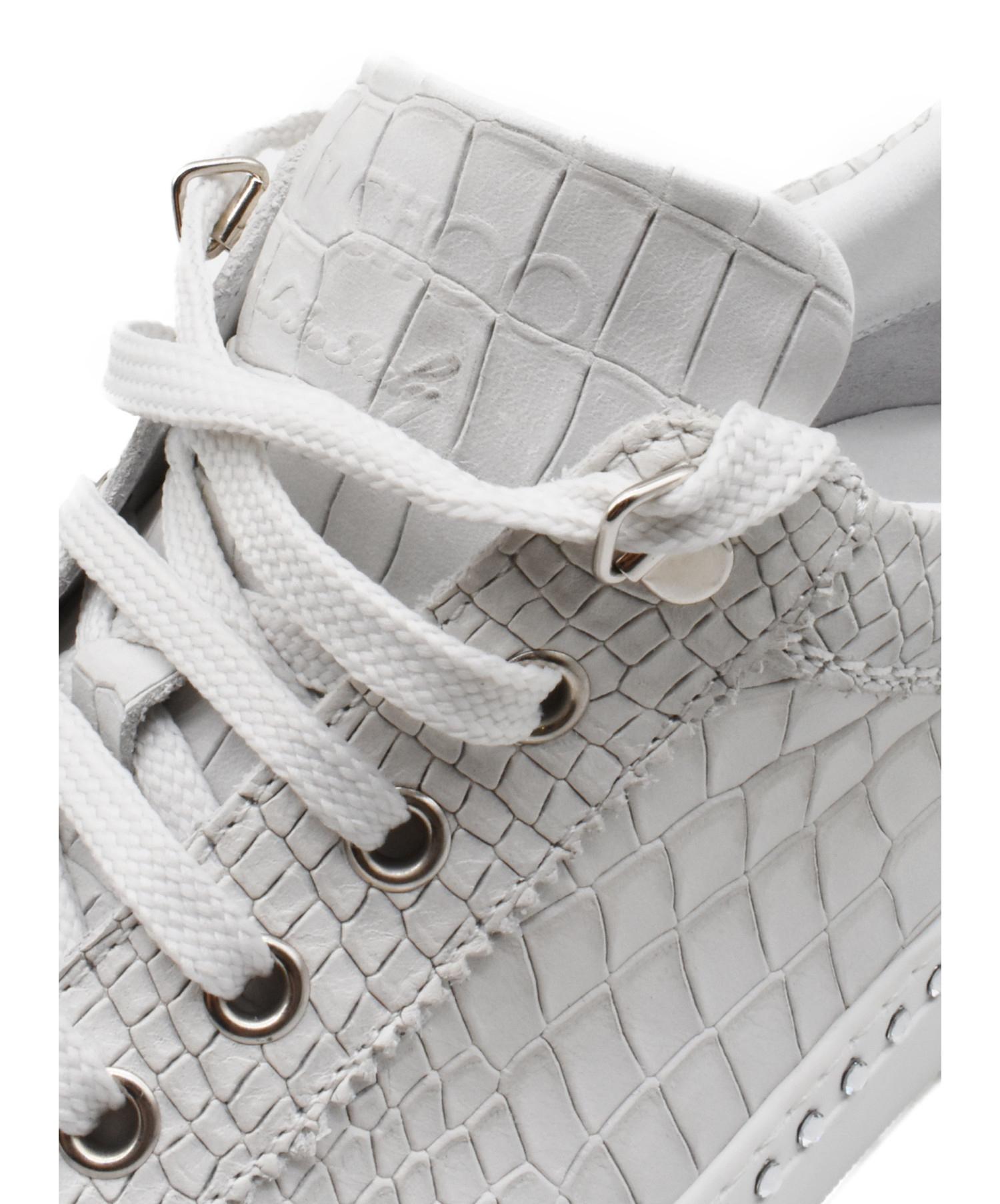 中古・古着通販】JIMMY CHOO (ジミーチュウ) クロコパターンスタッズ 