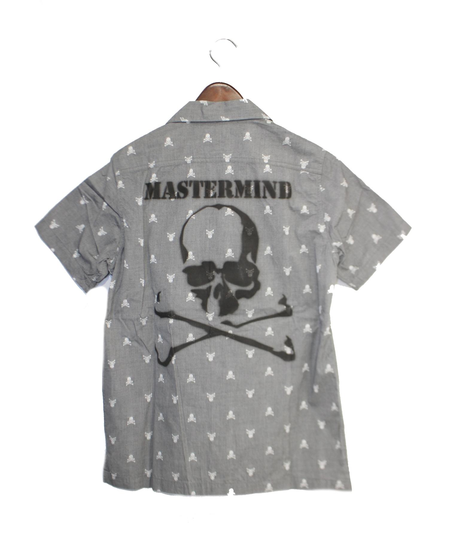 Mastermind JAPAN (マスターマインド ジャパン) identity期 オープンカラーシャツ グレー サイズ:L