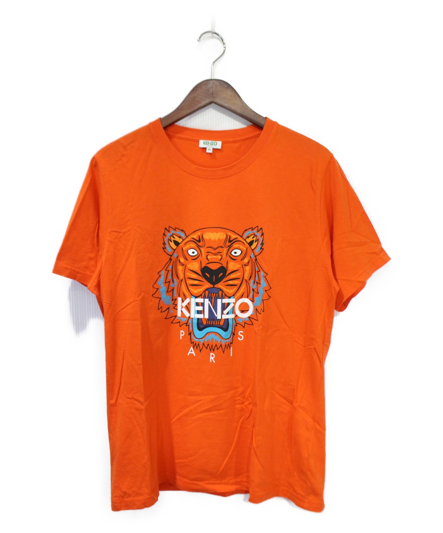 KENZO (ケンゾー) タイガープリントTシャツ オレンジ サイズ:M
