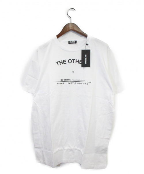 中古・古着通販】RAF SIMONS (ラフシモンズ) Tシャツ ホワイト サイズ