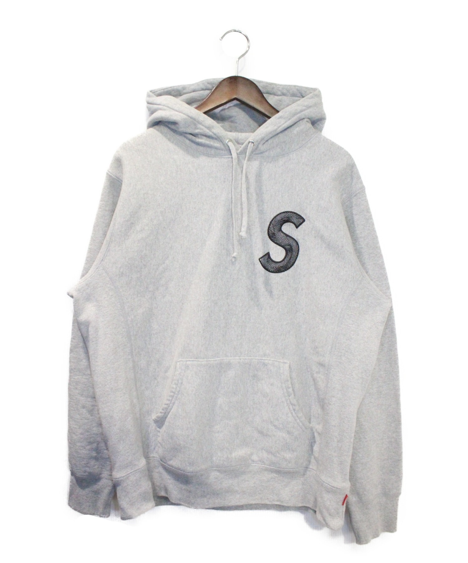 Supreme (シュプリーム) S Logo Hooded Sweatshirt ライトグレー サイズ:M