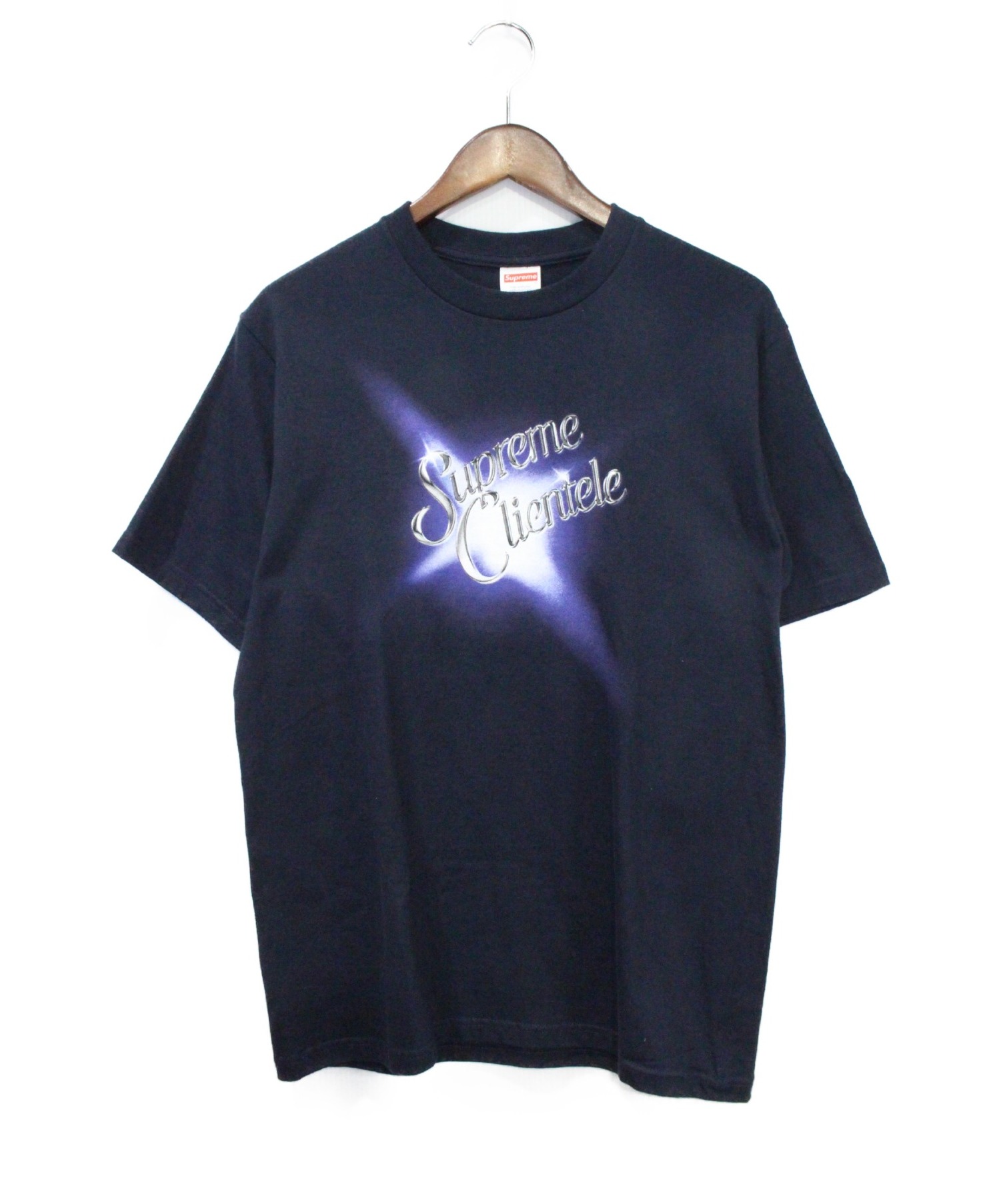 Tシャツ/カットソー(半袖/袖なし)supreme Clientele tee Navy  シュプリーム Tシャツ
