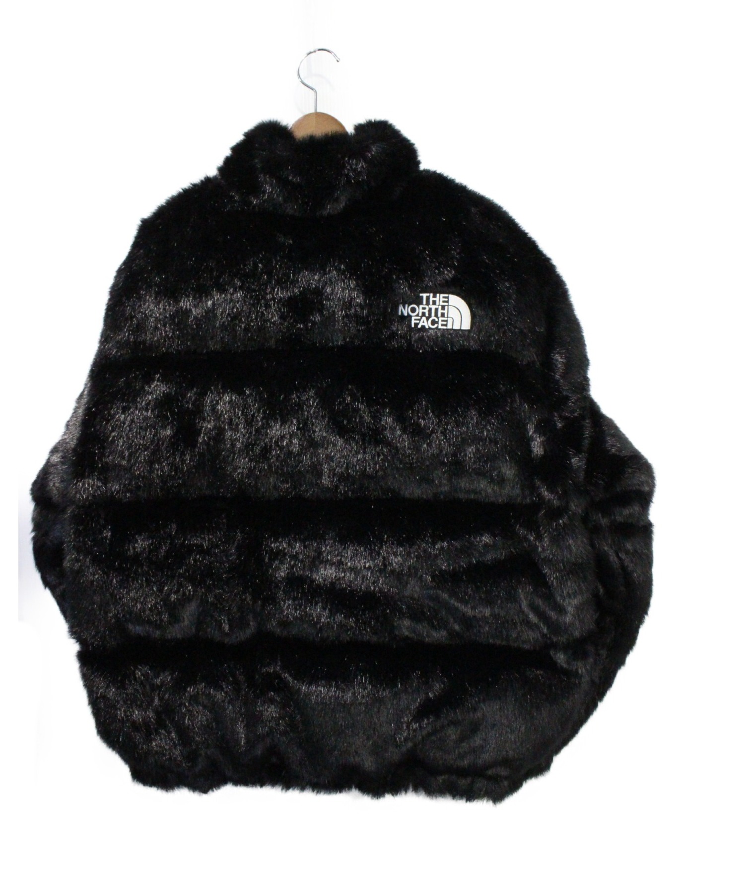 Supreme (シュプリーム) Faux Fur Nuptse Jacket ブラック サイズ:L