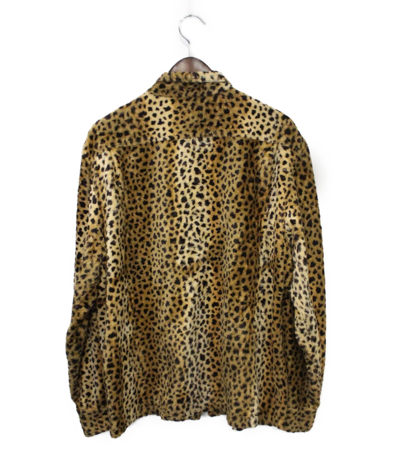 海外正規品】 supreme 17aw cheetah pile zip up shirt - トップス