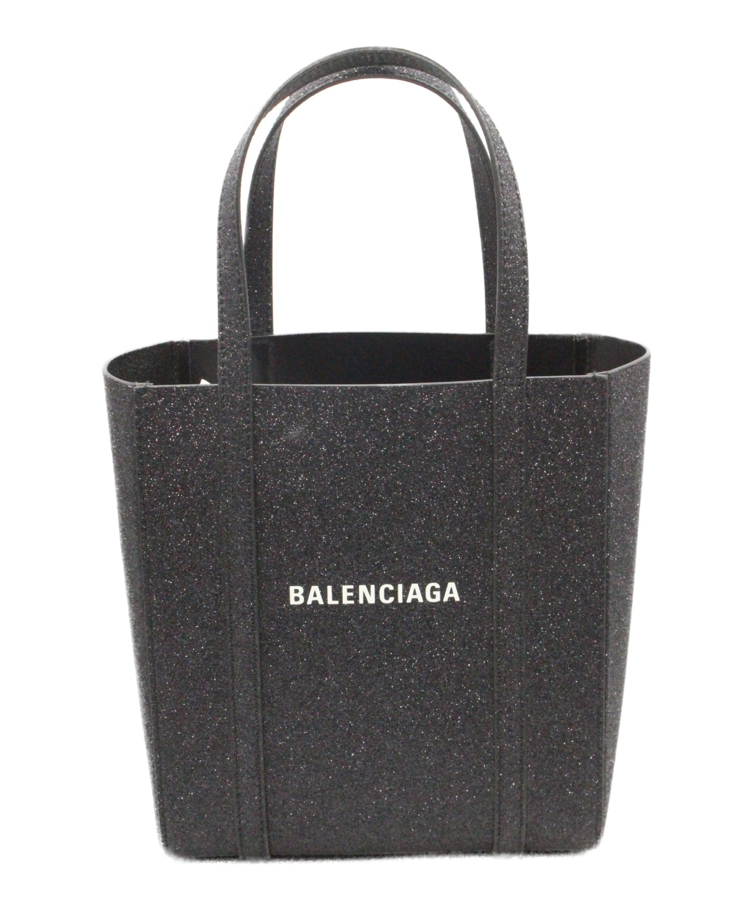 BALENCIAGA (バレンシアガ) グリッター エブリデイトート ブラック グレー系