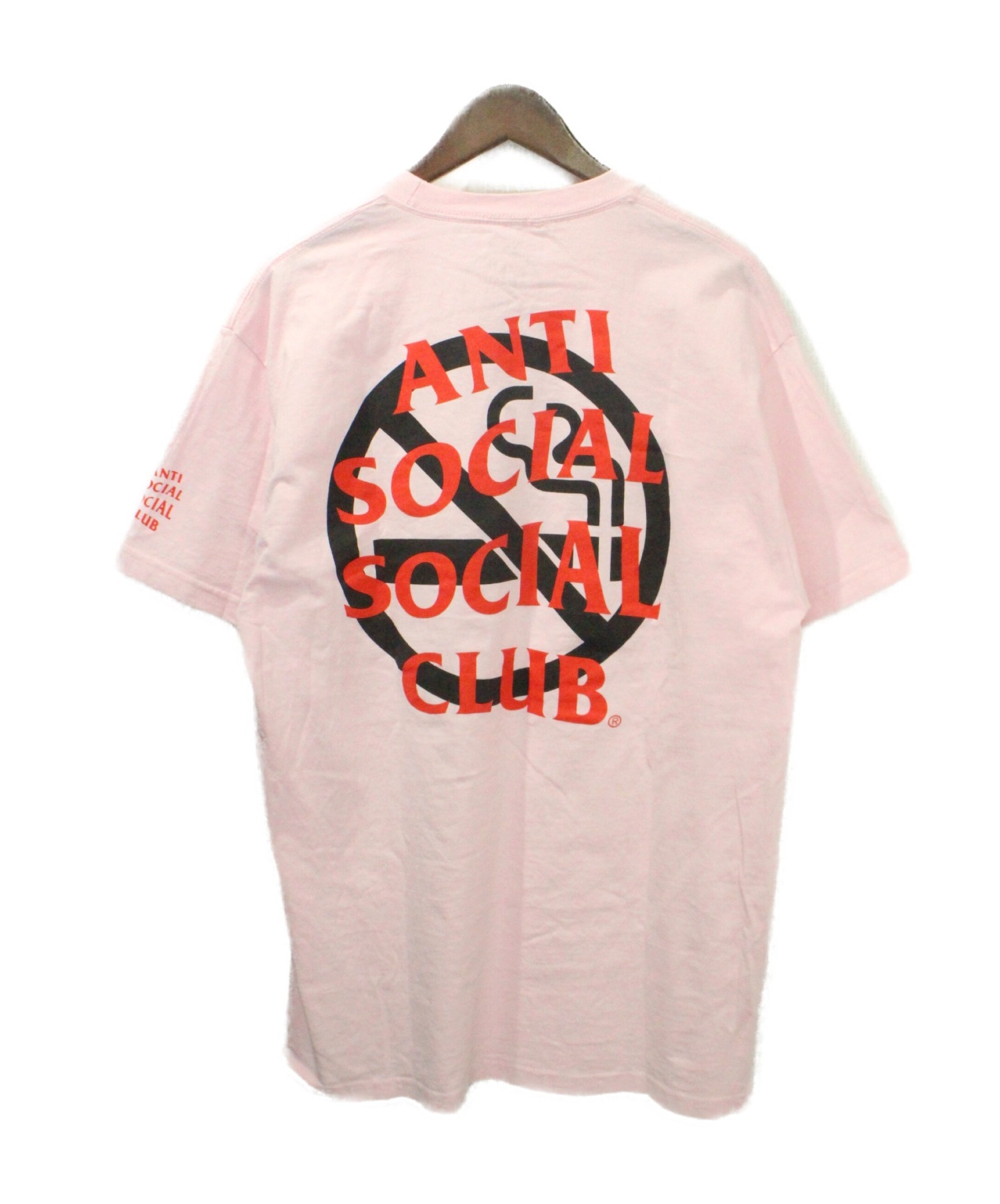 anti social social CLUB (アンチソーシャルソーシャルクラブ) Tシャツ ピンク サイズ:Ｌ