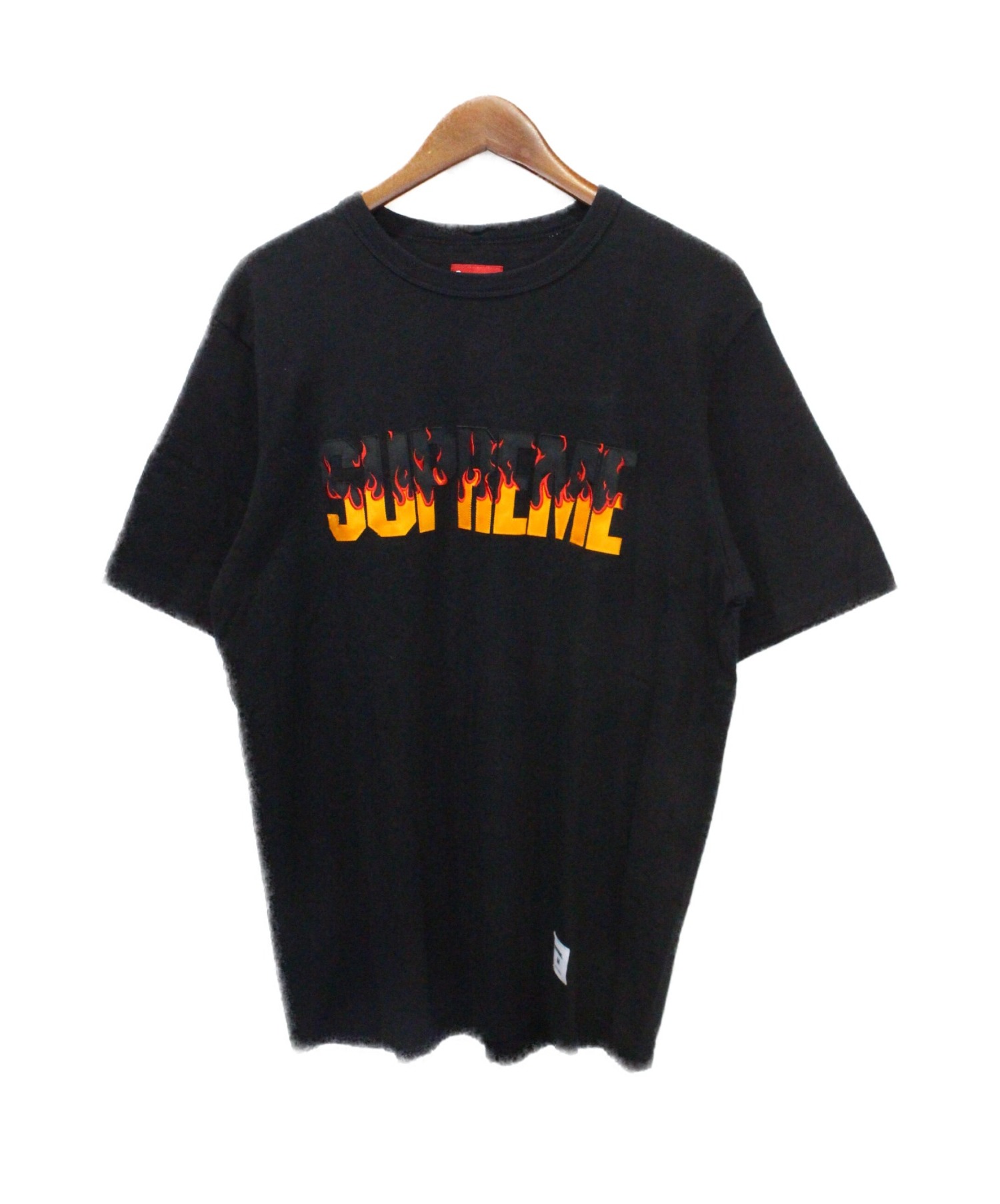 Flame S/S Top 黒 Lサイズ supreme 19aw