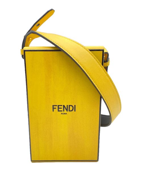 【中古・古着通販】FENDI (フェンディ) ボックスショルダーバッグ 