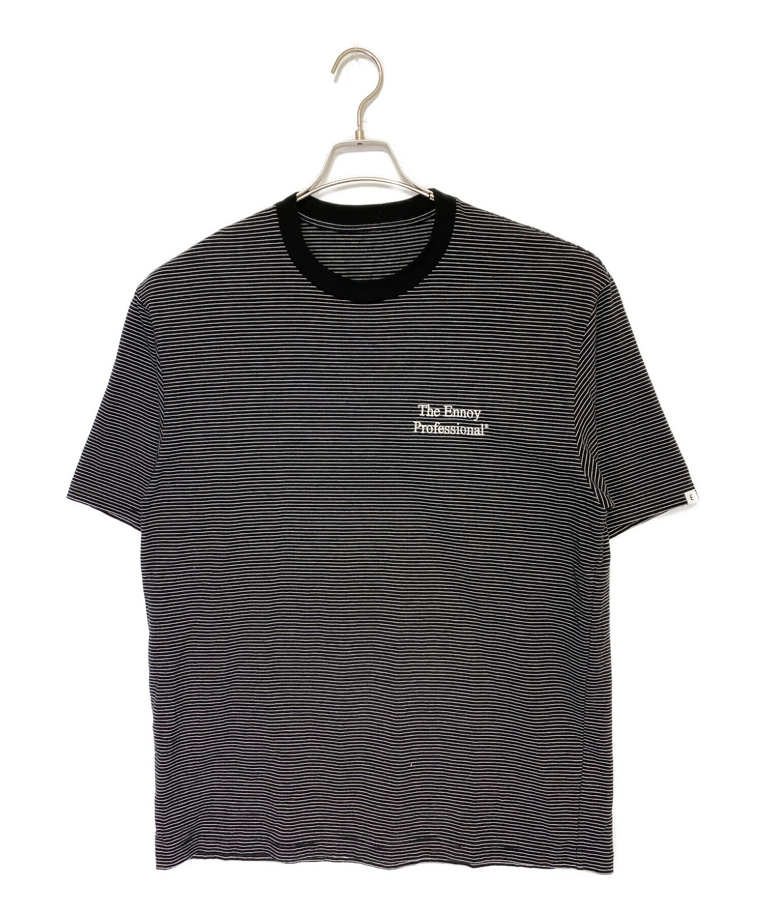 ennoy Border T-Shirt (WHITE × BLACK)