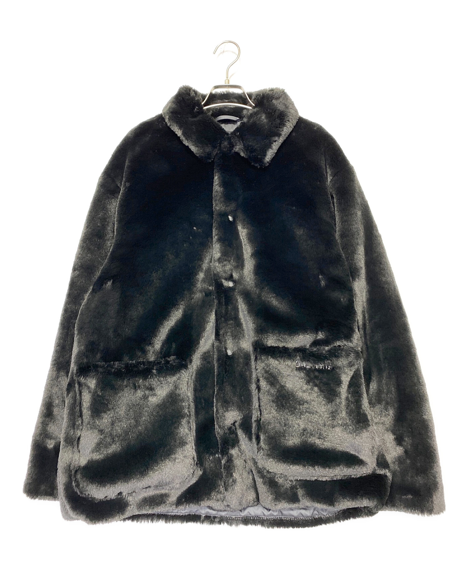 Supreme 2-Tone Faux Fur Shop Coat M