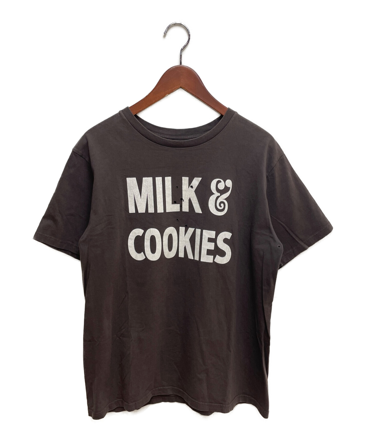 NUMBER (N)INE (ナンバーナイン) 復刻MILK&COOKIES Tシャツ チャコールグレー サイズ:4