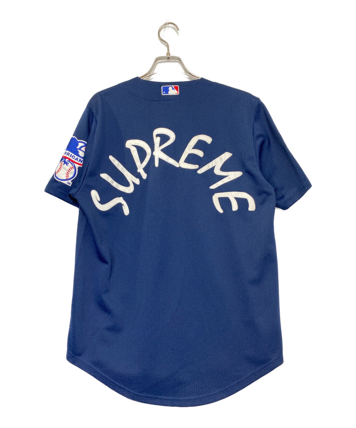 supreme×newyork yankees baseball jersey