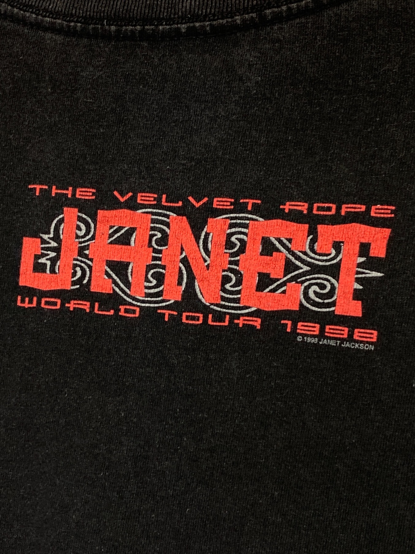 1993年製 ジャネットジャクソン 粗 janet jackson Tシャツ