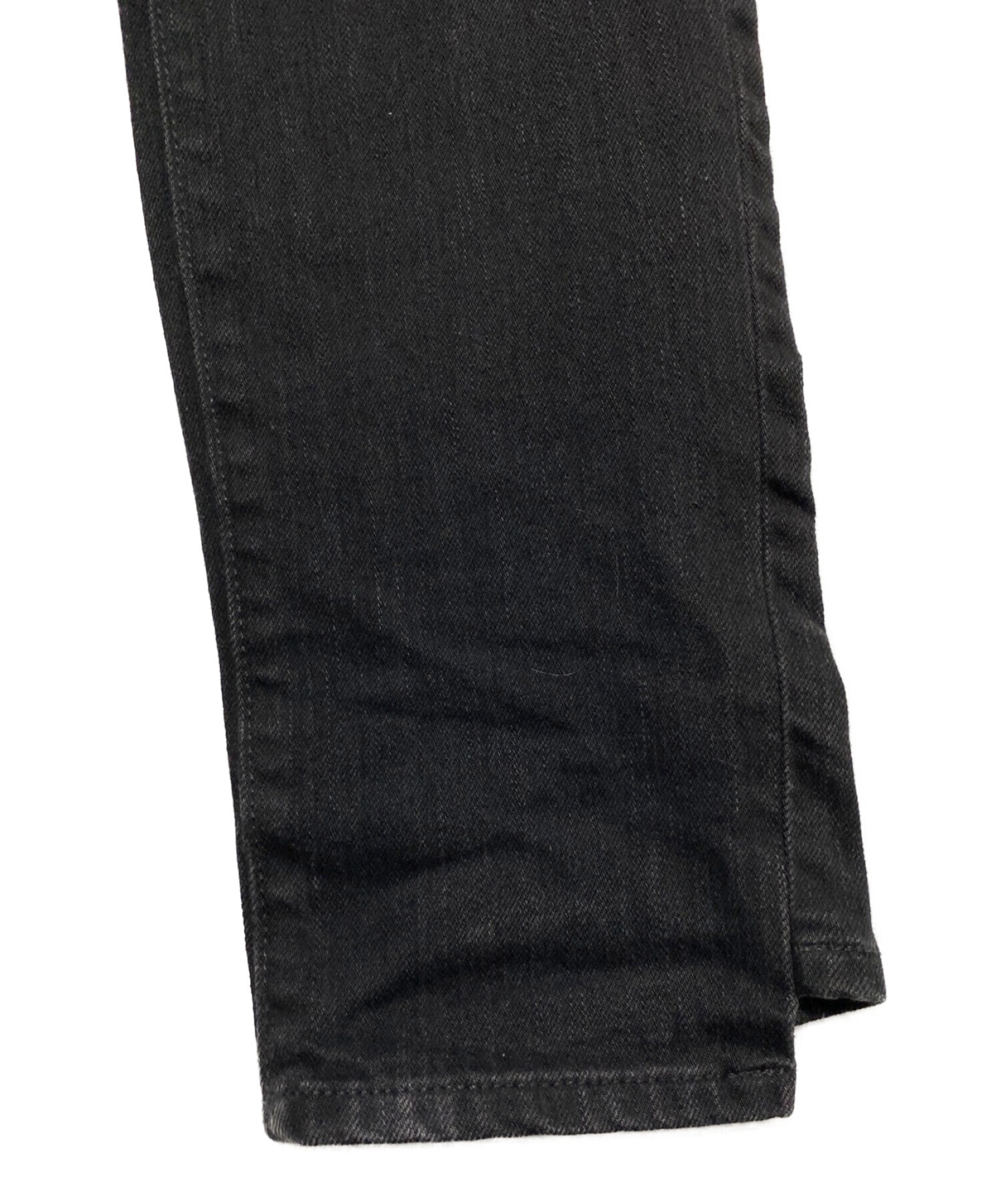 VETEMENTS Black Reworked Biker Jeans約68cm