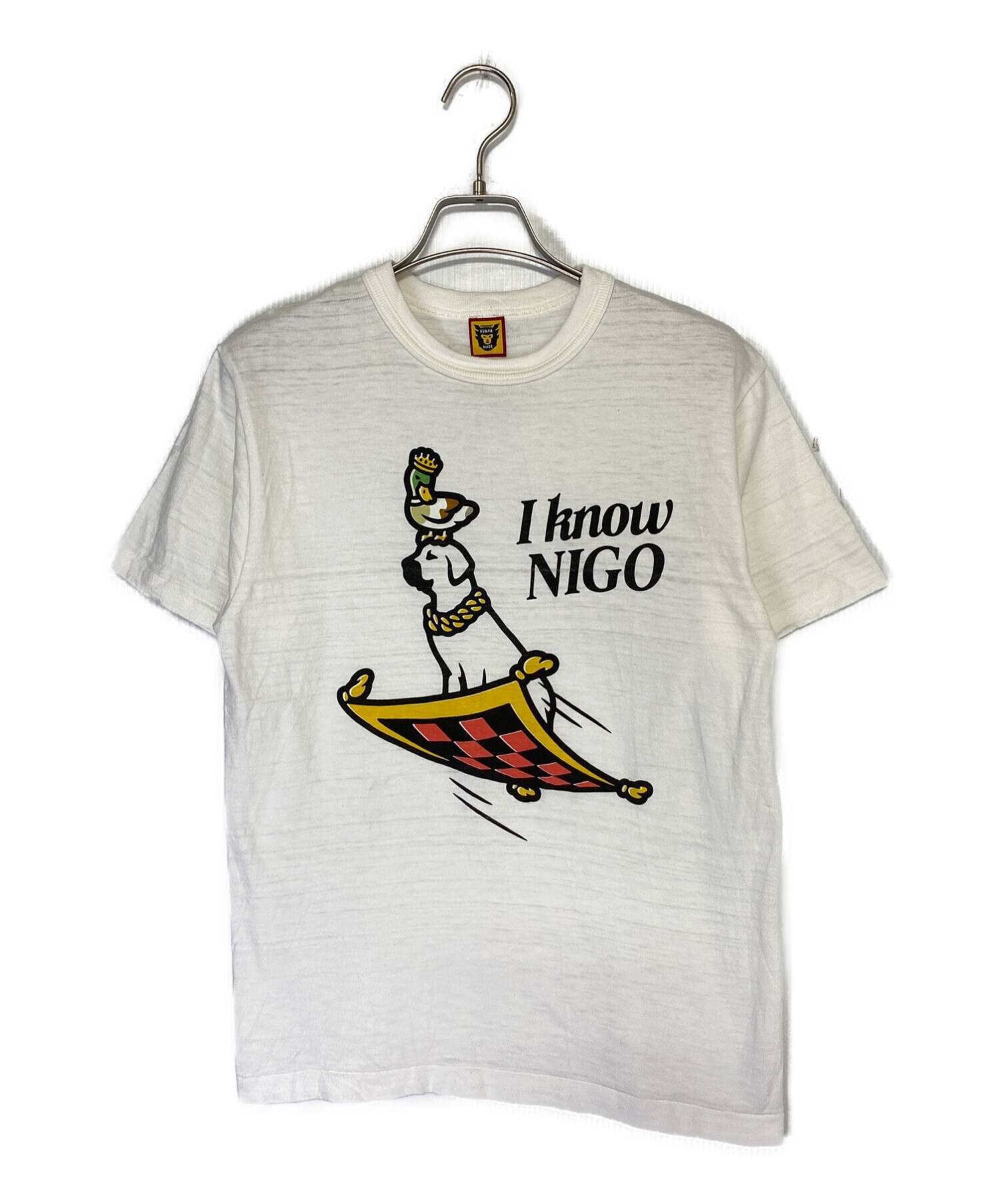HUMAN MADE (ヒューマンメイド) I KNOW NIGO KAWS T-SHIRT ホワイト サイズ:S
