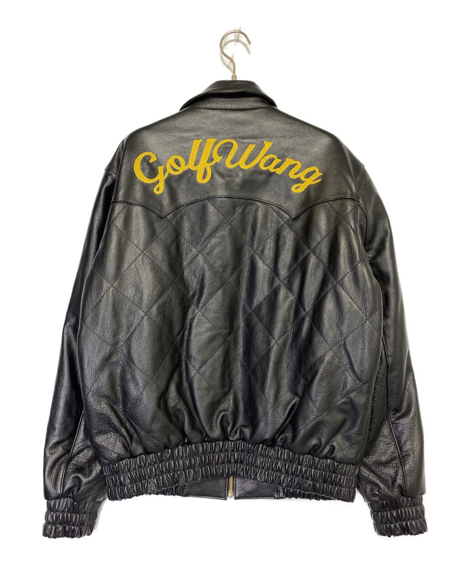 カラーブラックgolf wang 21fw レザージャケット