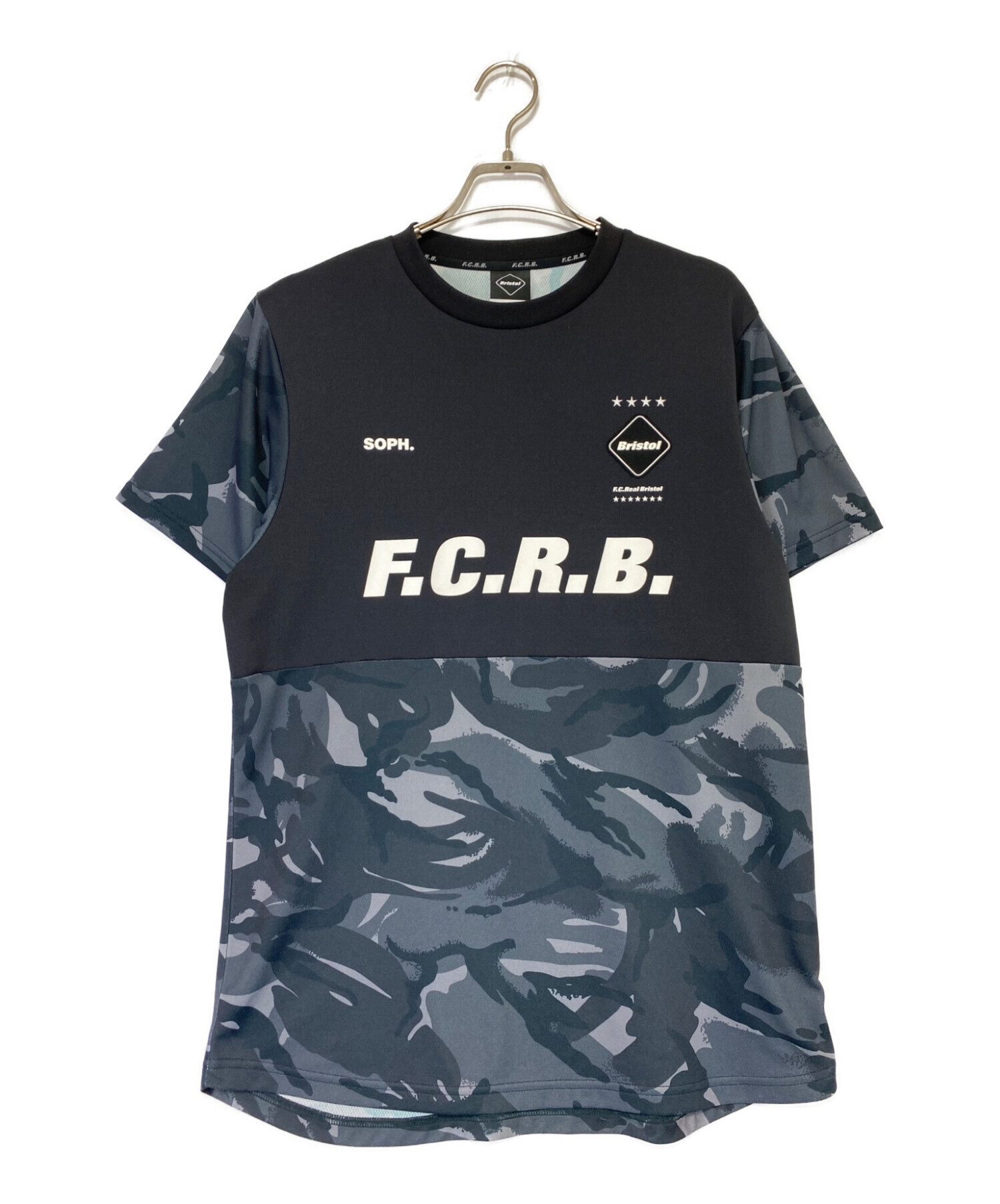 F.C.R.B. (エフシーレアルブリストル) S/S PRE MATCH TOP ブラック サイズ:S