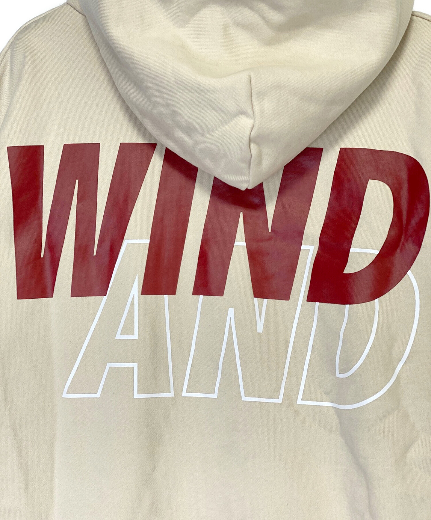 WIND AND SEA Hoodie / Taupe-Bordeauxフーディー