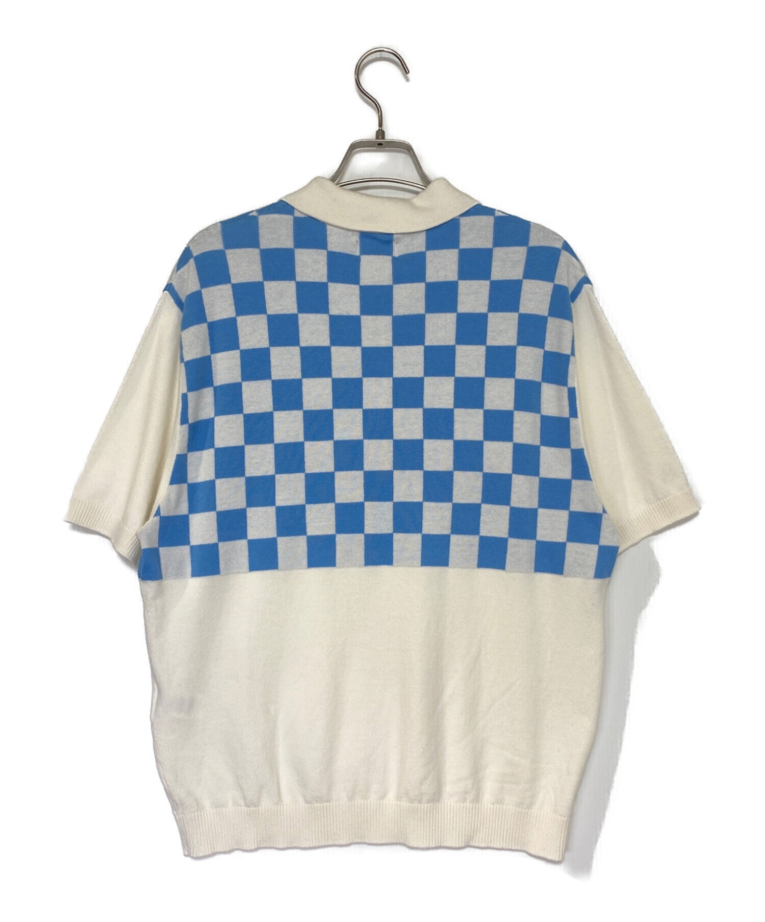 SUPREME ニットポロ Checkerboard Zip Polo SUPREME ニットポロ Checkerboard Zip Polo