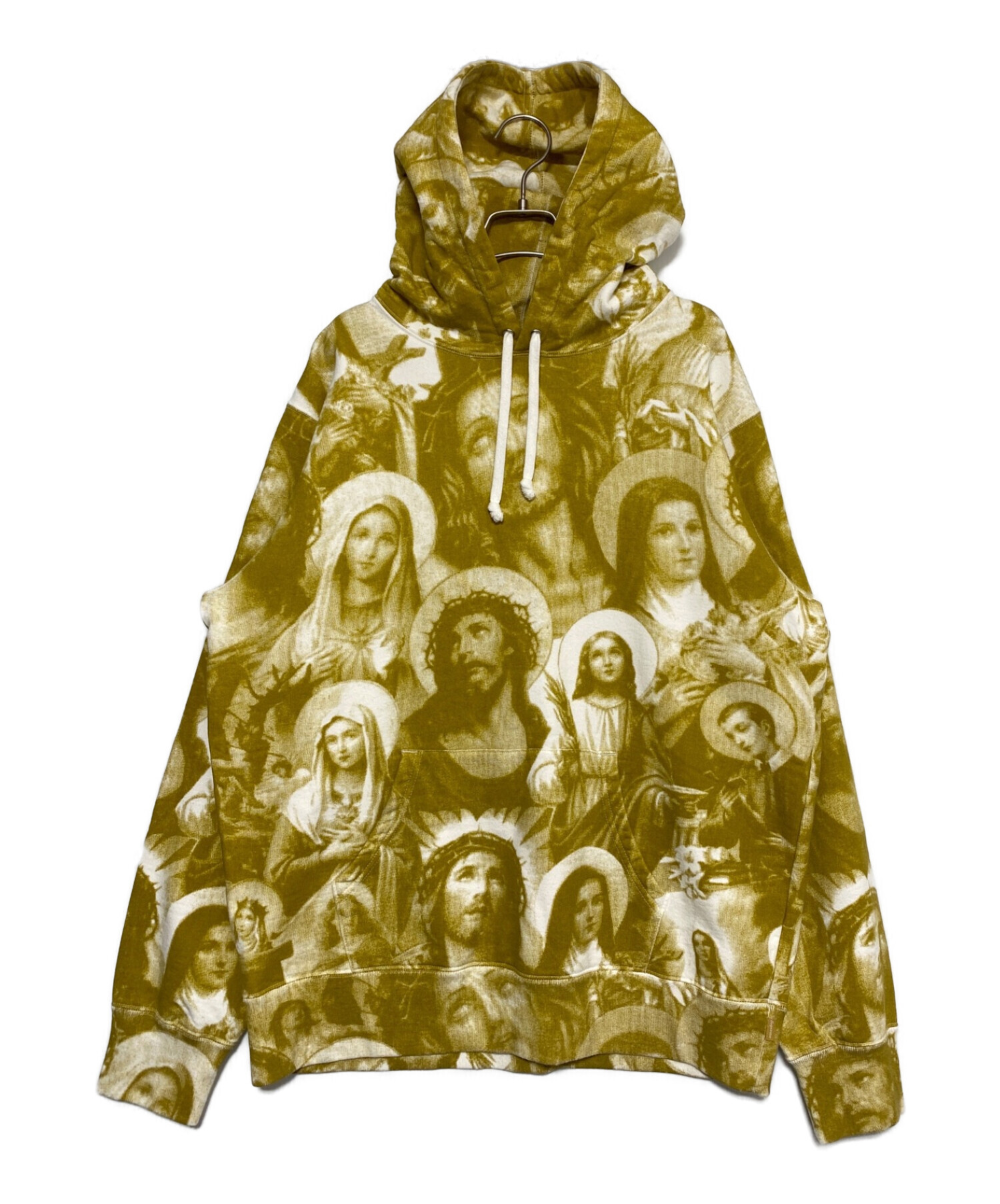 supreme jesus and mary hooded sweatshirt