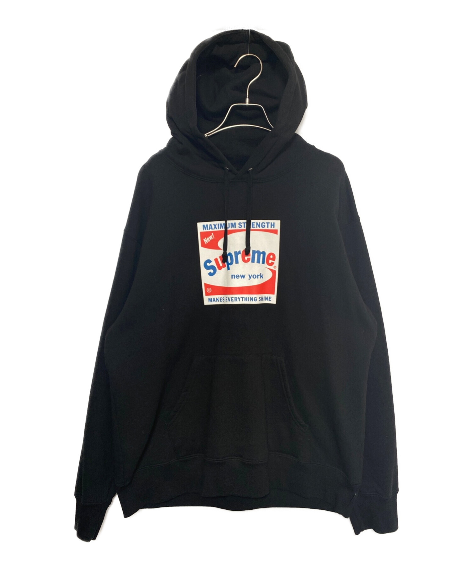 SUPREME (シュプリーム) Shine Hooded Sweatshirt ブラック サイズ:M