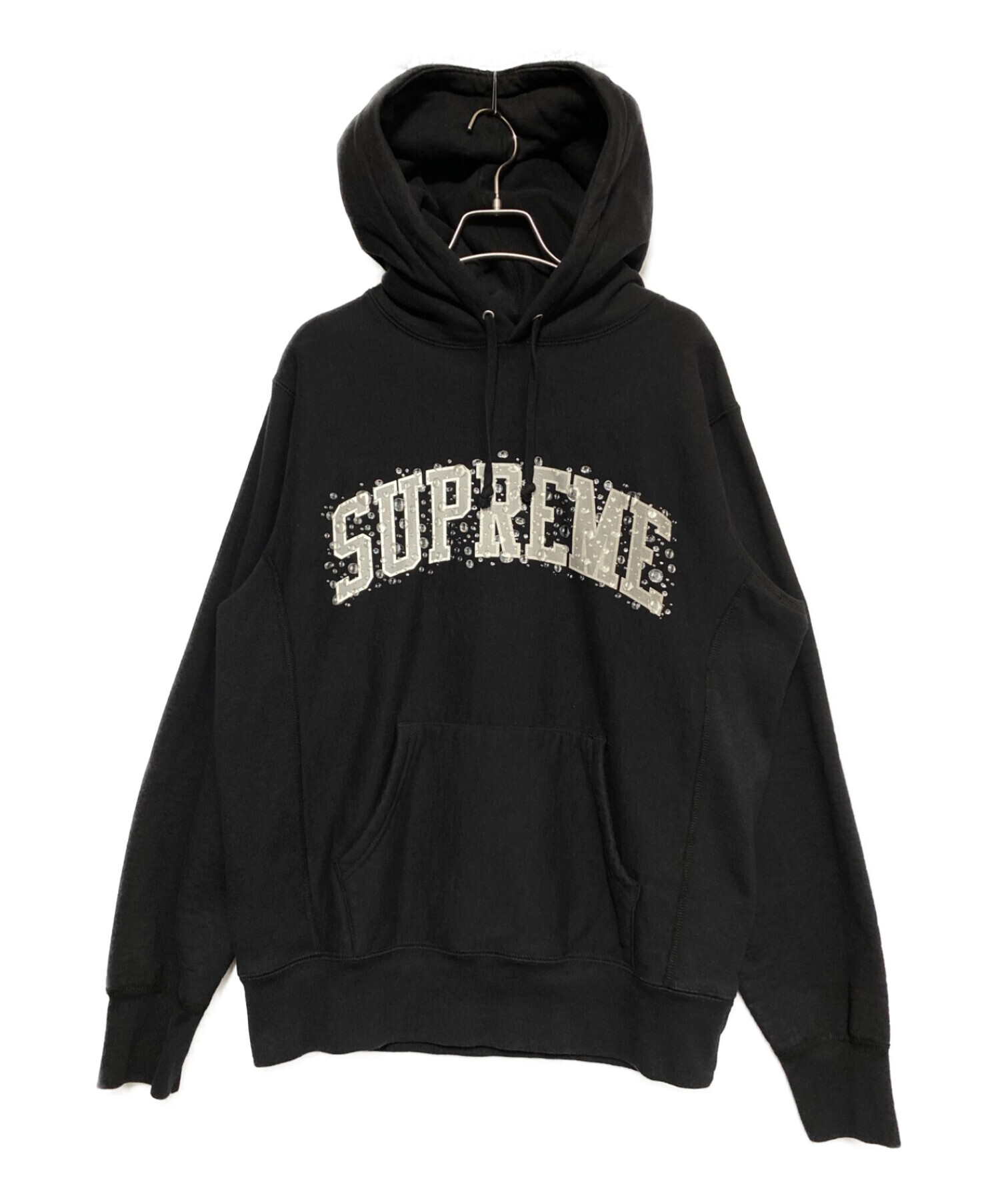 SUPREME (シュプリーム) Water Arc Hooded sweatshirt ブラック サイズ:M