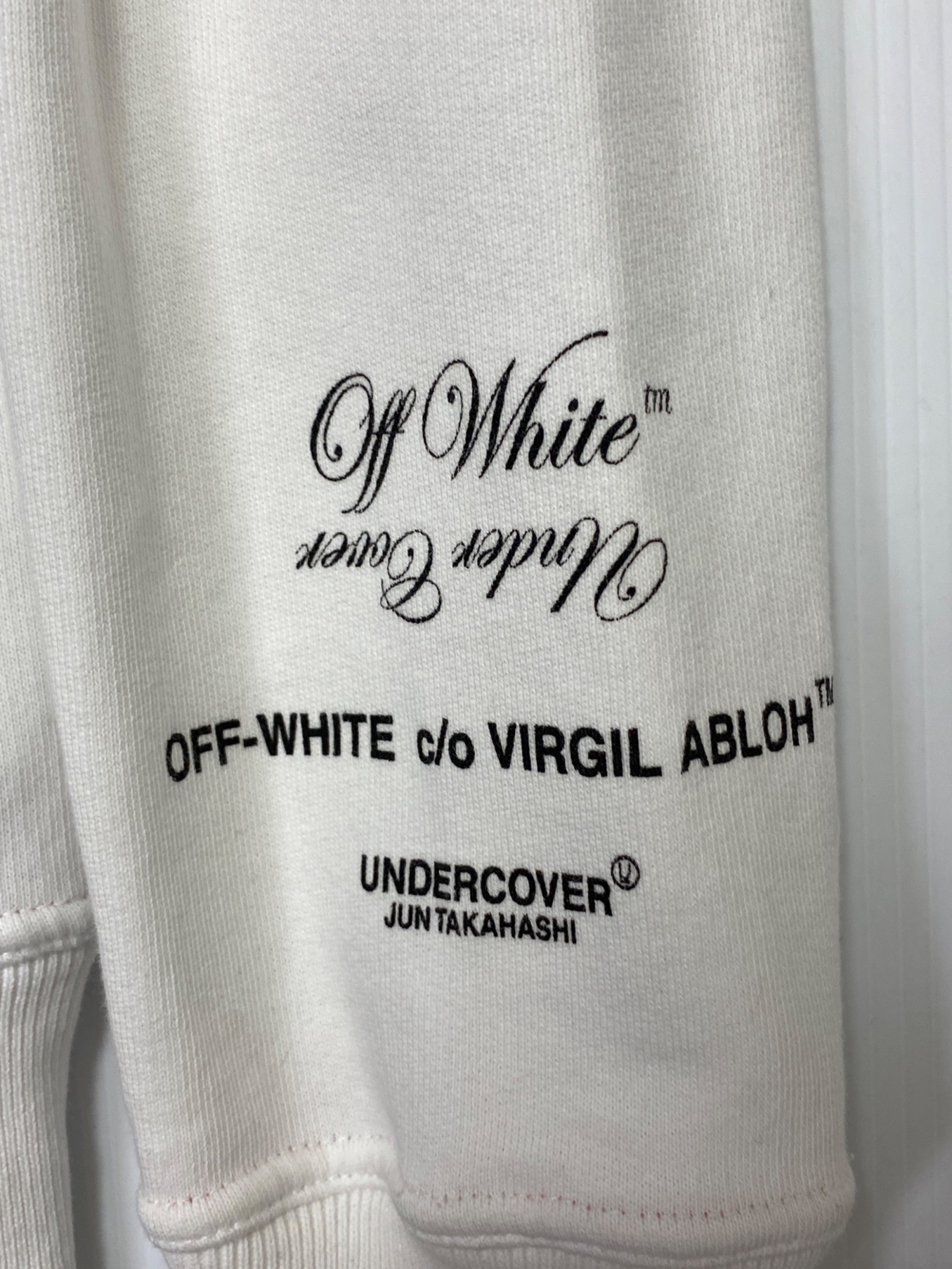 OFFWHITE (オフホワイト) UNDERCOVER (アンダーカバー) パーカー ホワイト サイズ:S