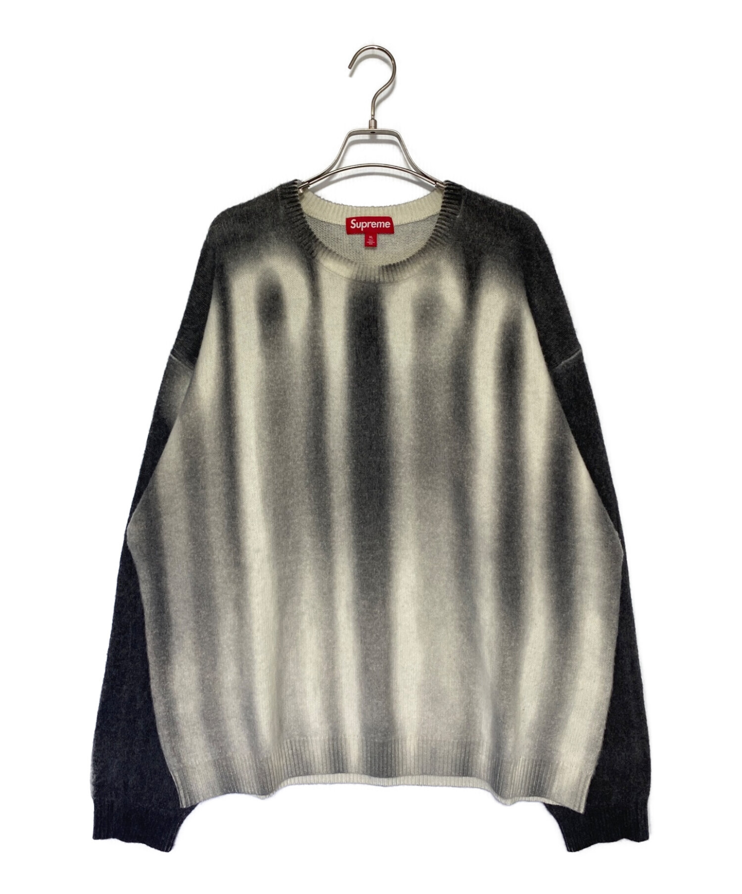supreme blurred logo sweater 黒 Lサイズ-