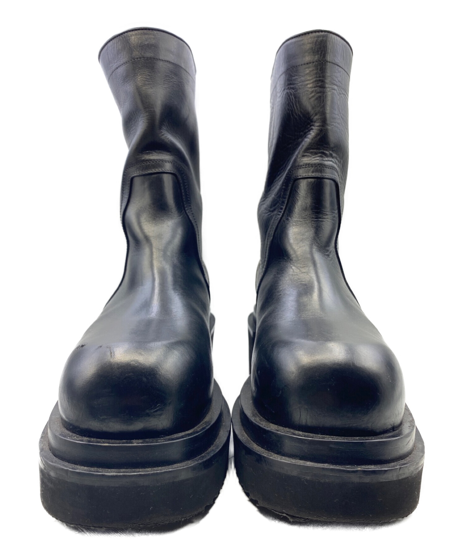 RICK OWENS (リック オウエンス) Pull-On Bogun Boots ブラック サイズ:SIZE 43