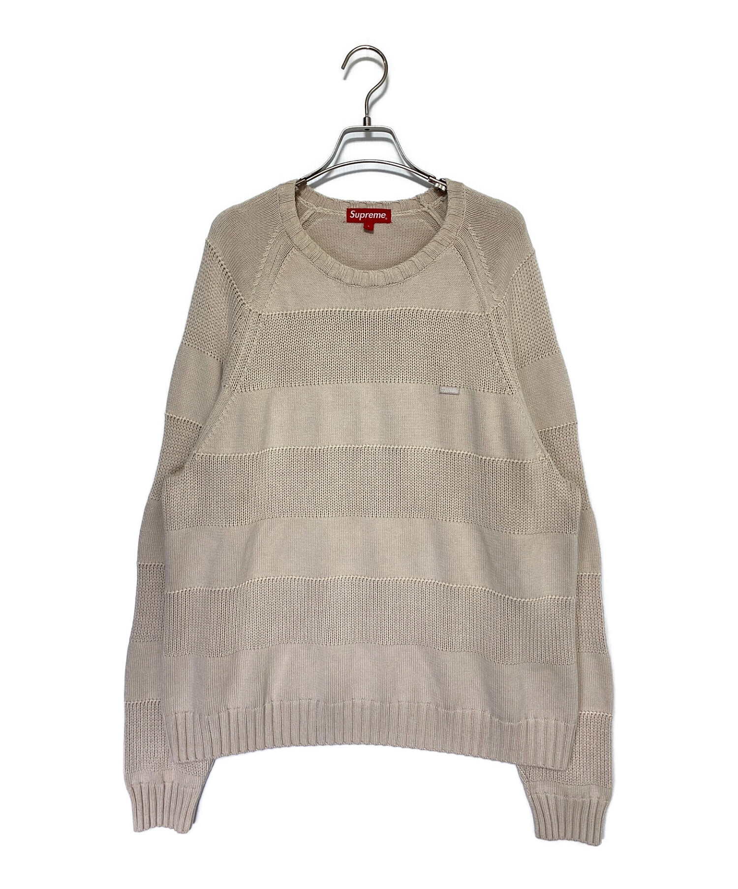 Supreme small box stripe sweater シュプリーム