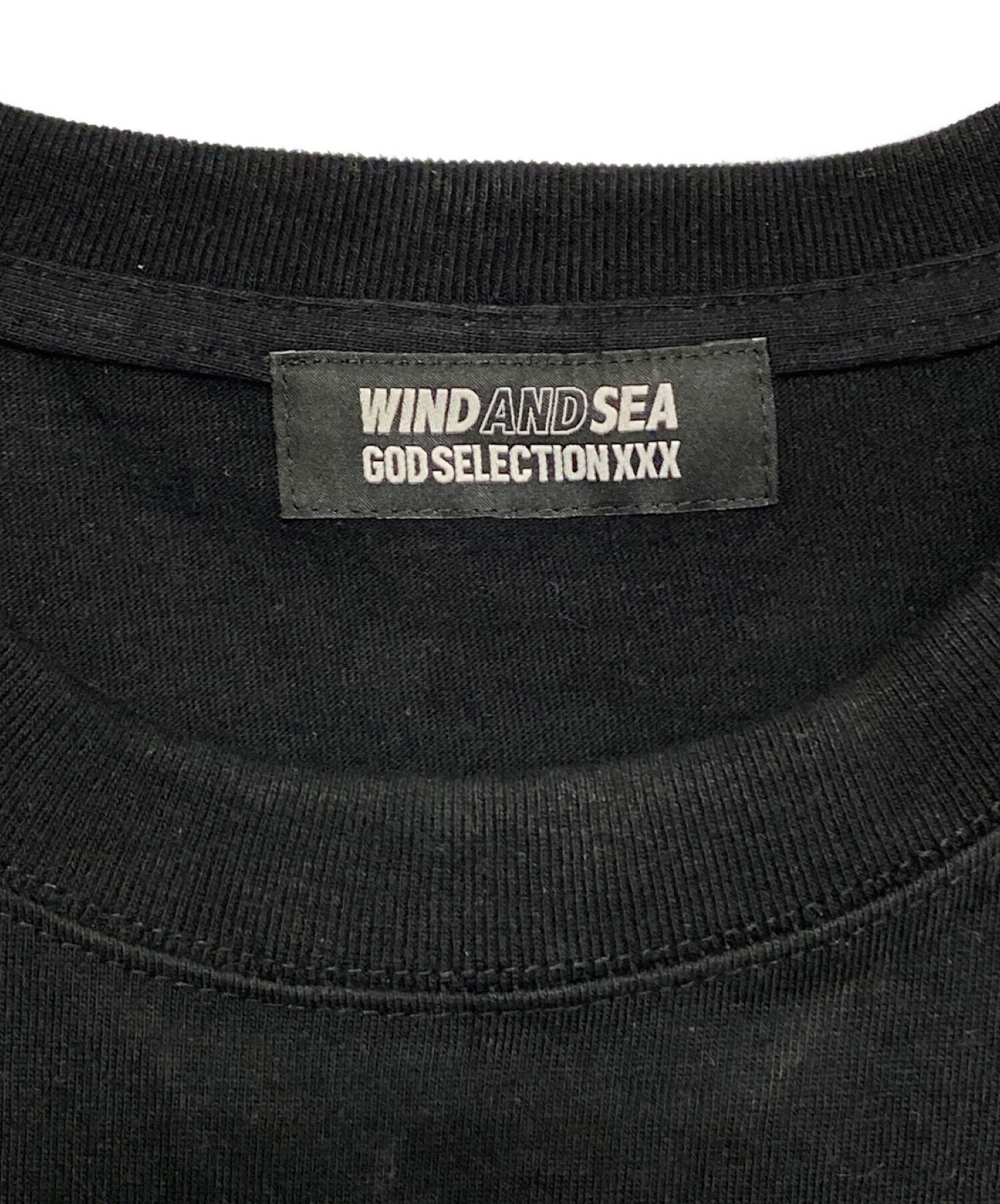 WIND AND SEA (ウィンダンシー) GOD SELECTION XXX (ゴッドセレクショントリプルエックス) Tシャツ ブラック  サイズ:XL