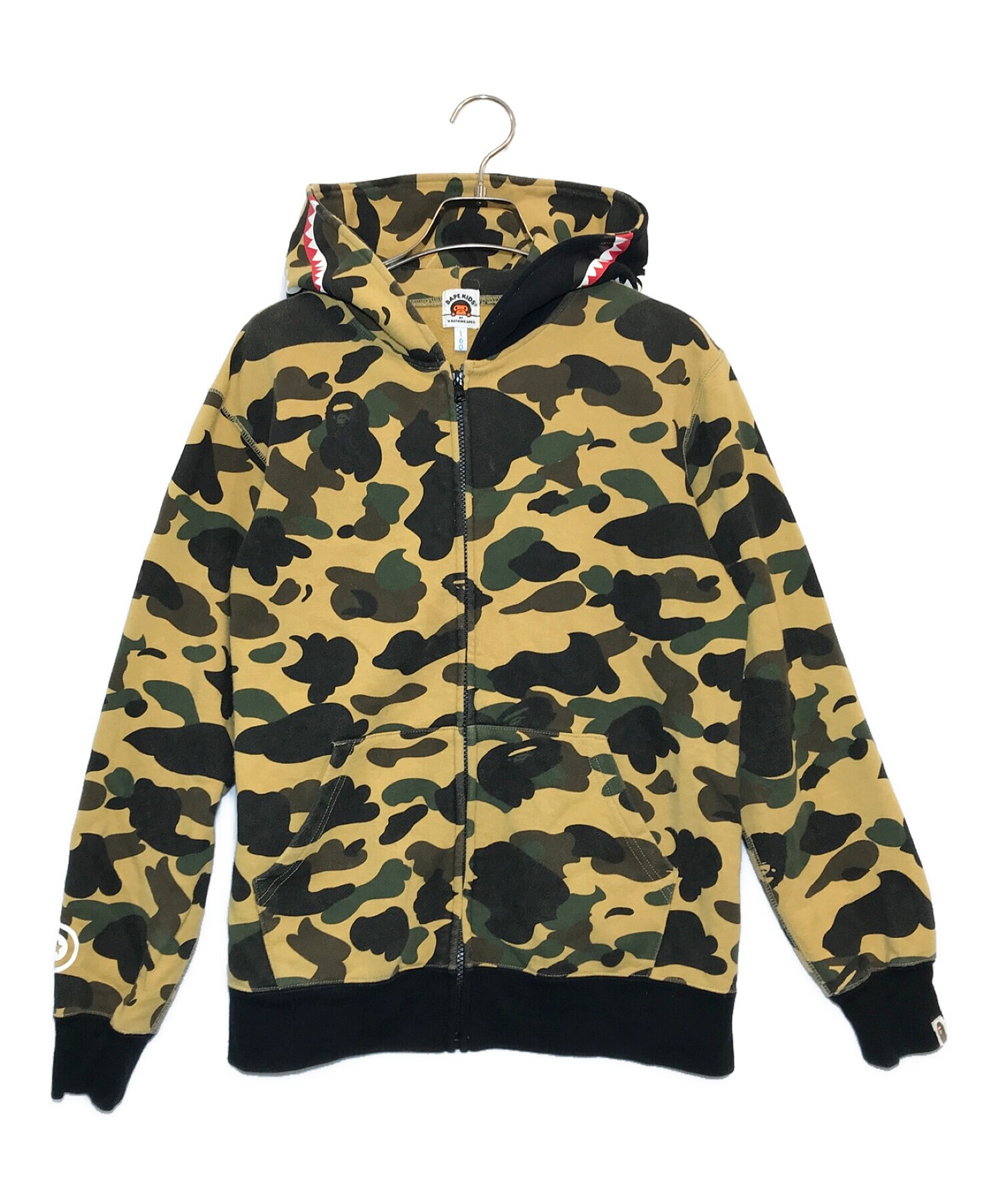 中古・古着通販】BAPE KIDS (ベイプキッズ) シャークカモパーカー 