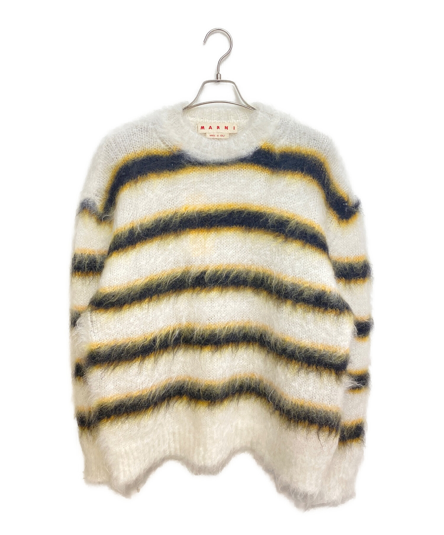 中古・古着通販】MARNI (マルニ) 22AW モヘヤ混セーター ホワイト 