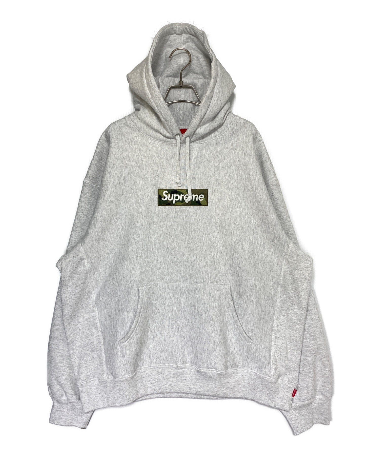 Supreme (シュプリーム) Box Logo Hooded Sweatshirt ライトグレー サイズ:XL