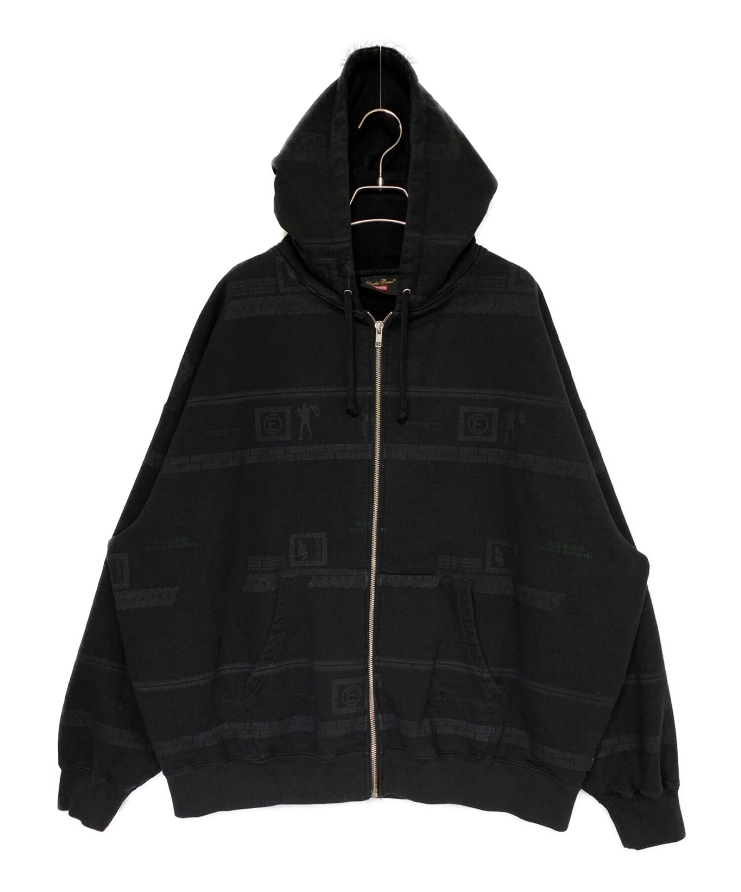 SUPREME (シュプリーム) UNDERCOVER (アンダーカバー) Zip Up Hooded Sweatshirt ブラック サイズ:L