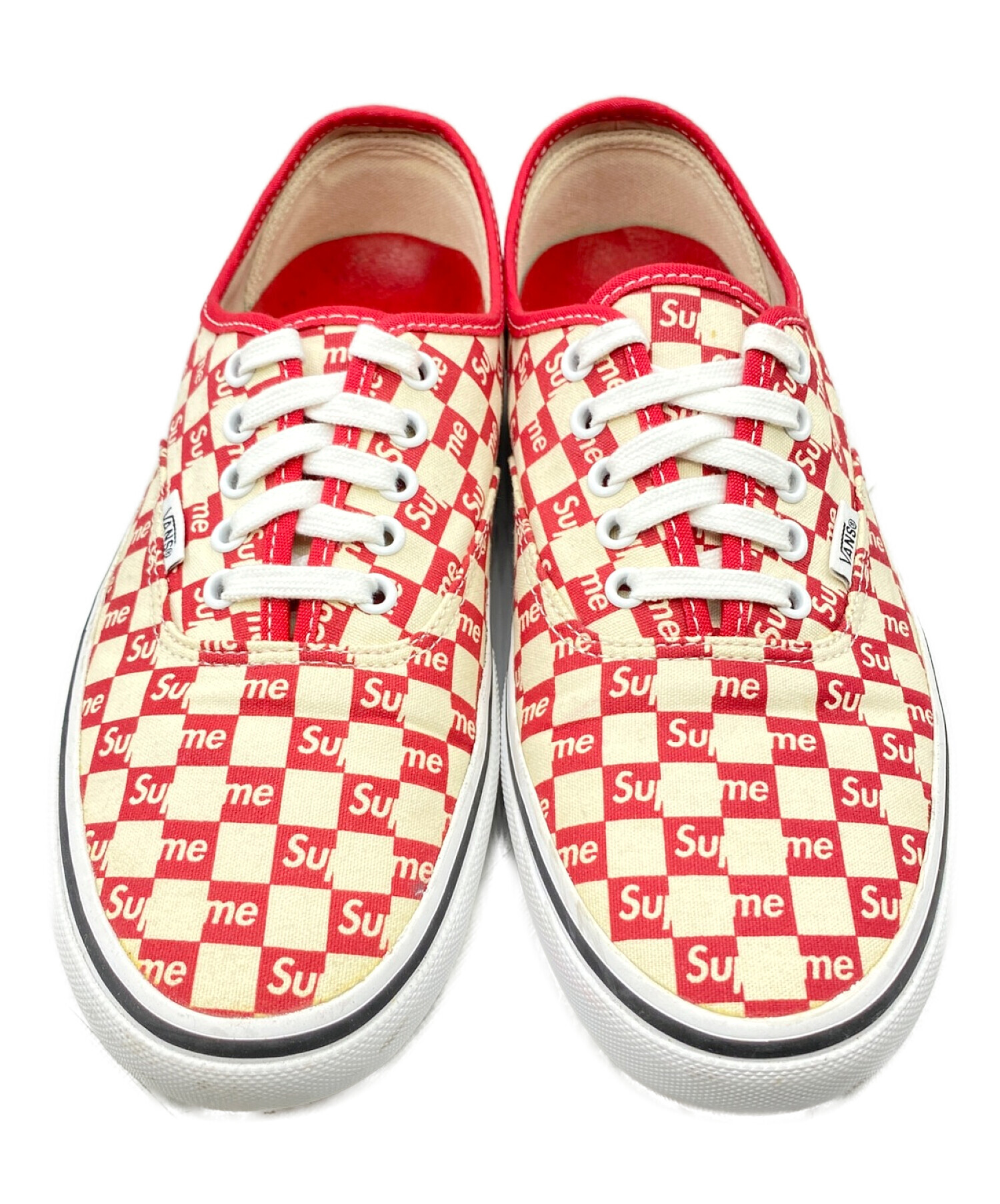 Supreme Vans Checker Logo Authentic Pro メンズ