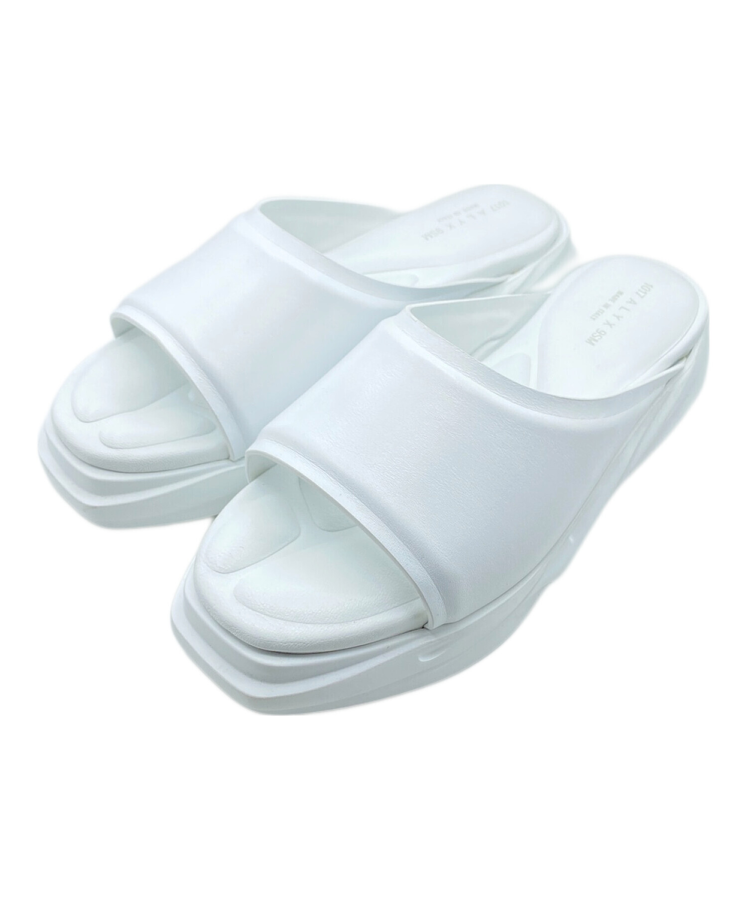中古・古着通販】ALYX (アリクス) MONO SLIDE ホワイト サイズ:41 