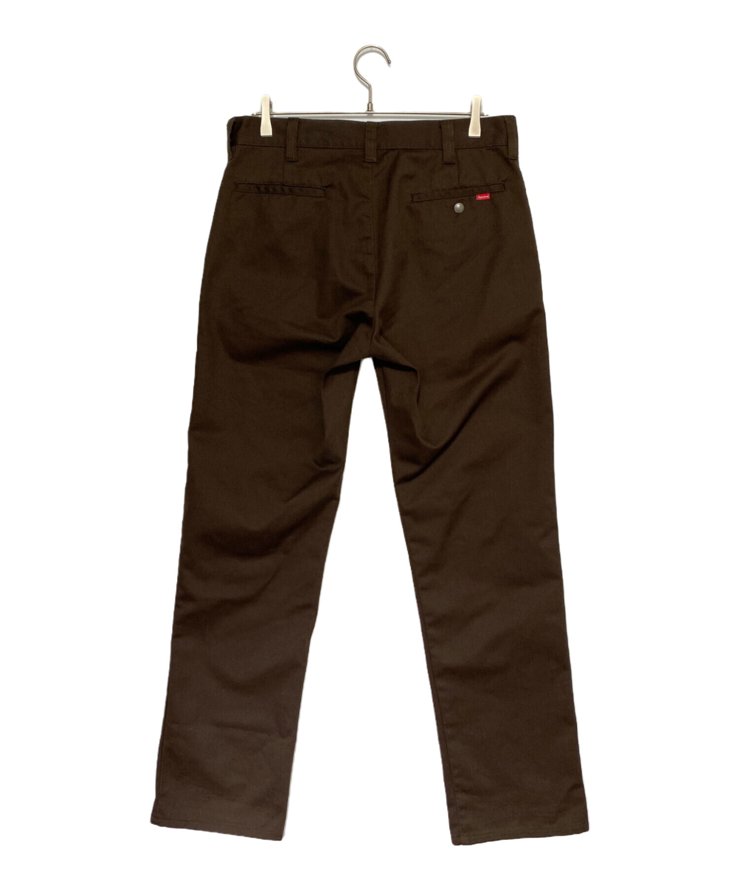 中古・古着通販】SUPREME (シュプリーム) Work Pant ブラウン サイズ 