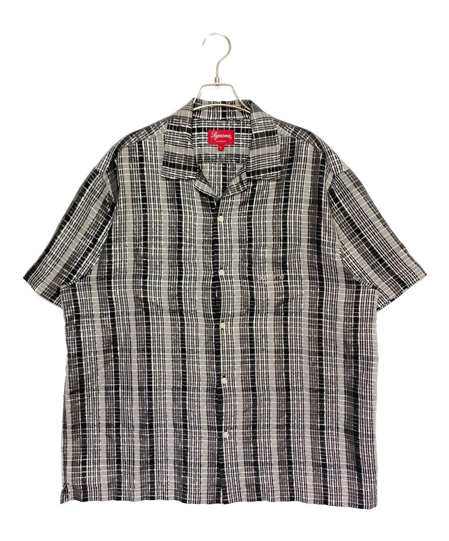 中古・古着通販】SUPREME (シュプリーム) Metallic Plaid S/S Shirt 