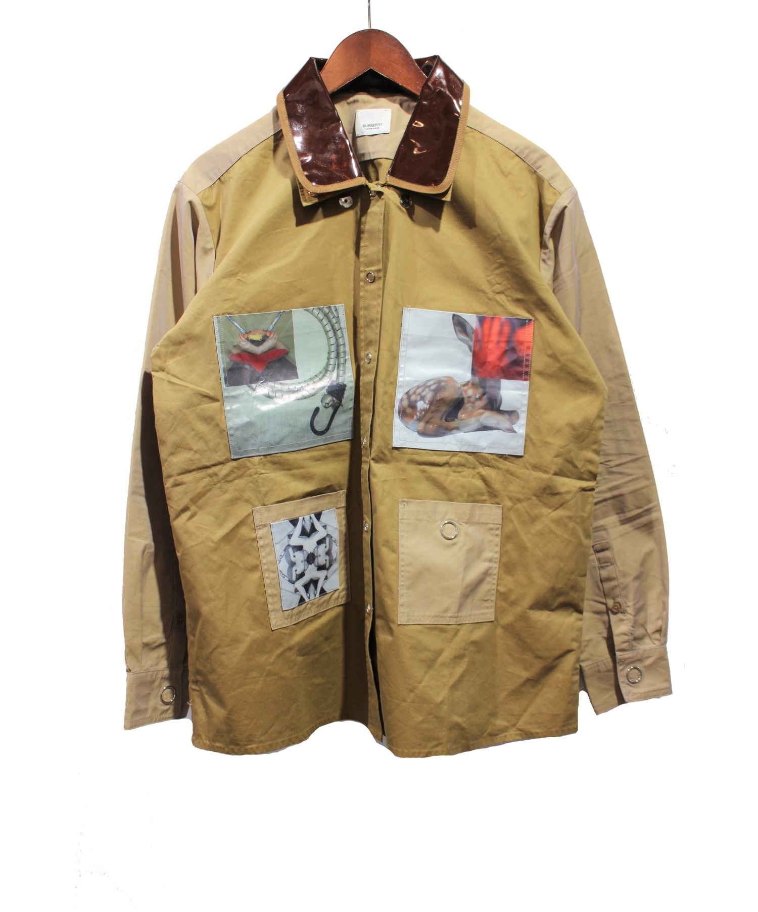 中古・古着通販】BURBERRY (バーバリー) 19SS Printed Pocket Shirt 