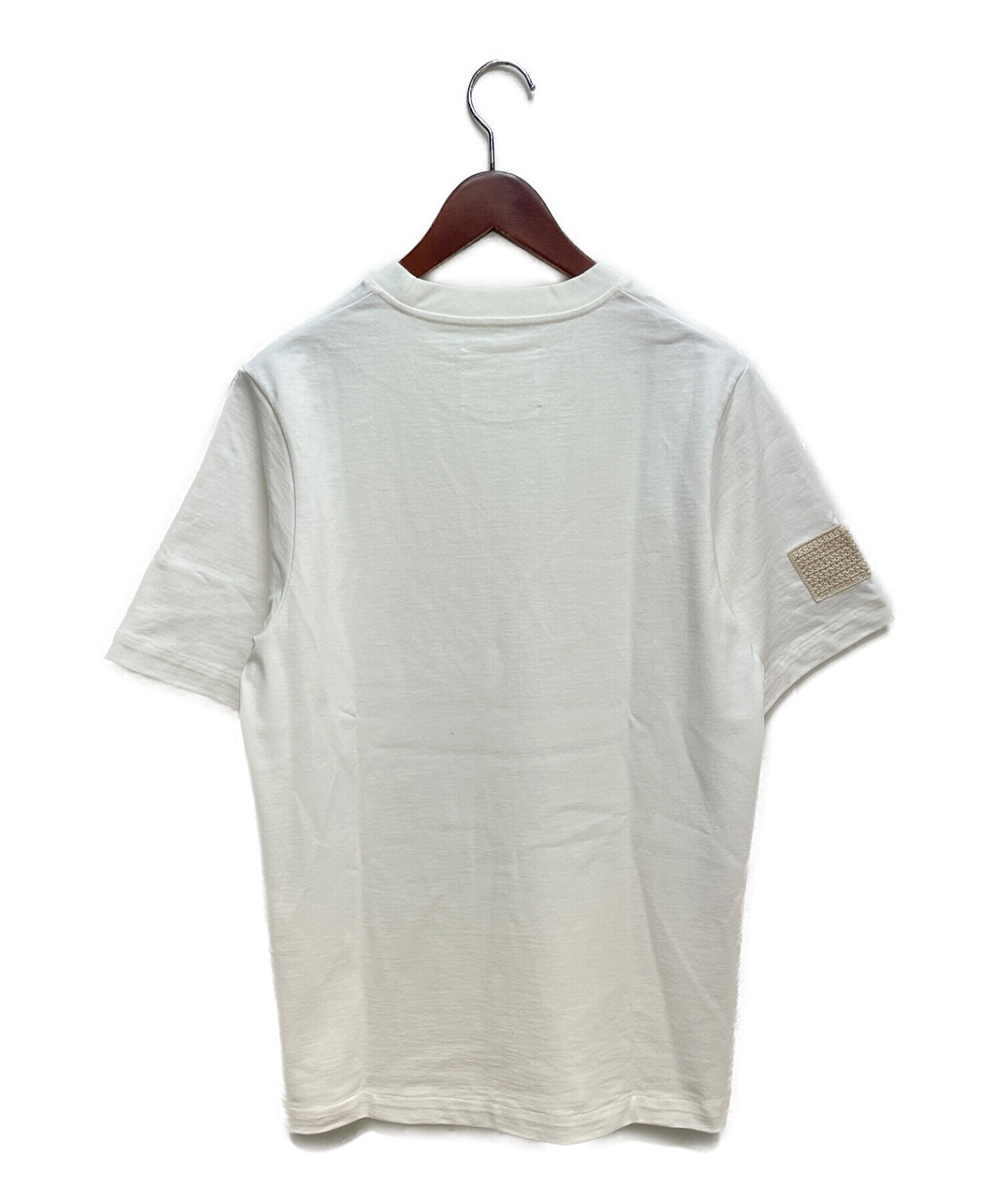 JIL SANDER (ジルサンダー) 21SS クロッシェパッチTシャツ ホワイト サイズ:M