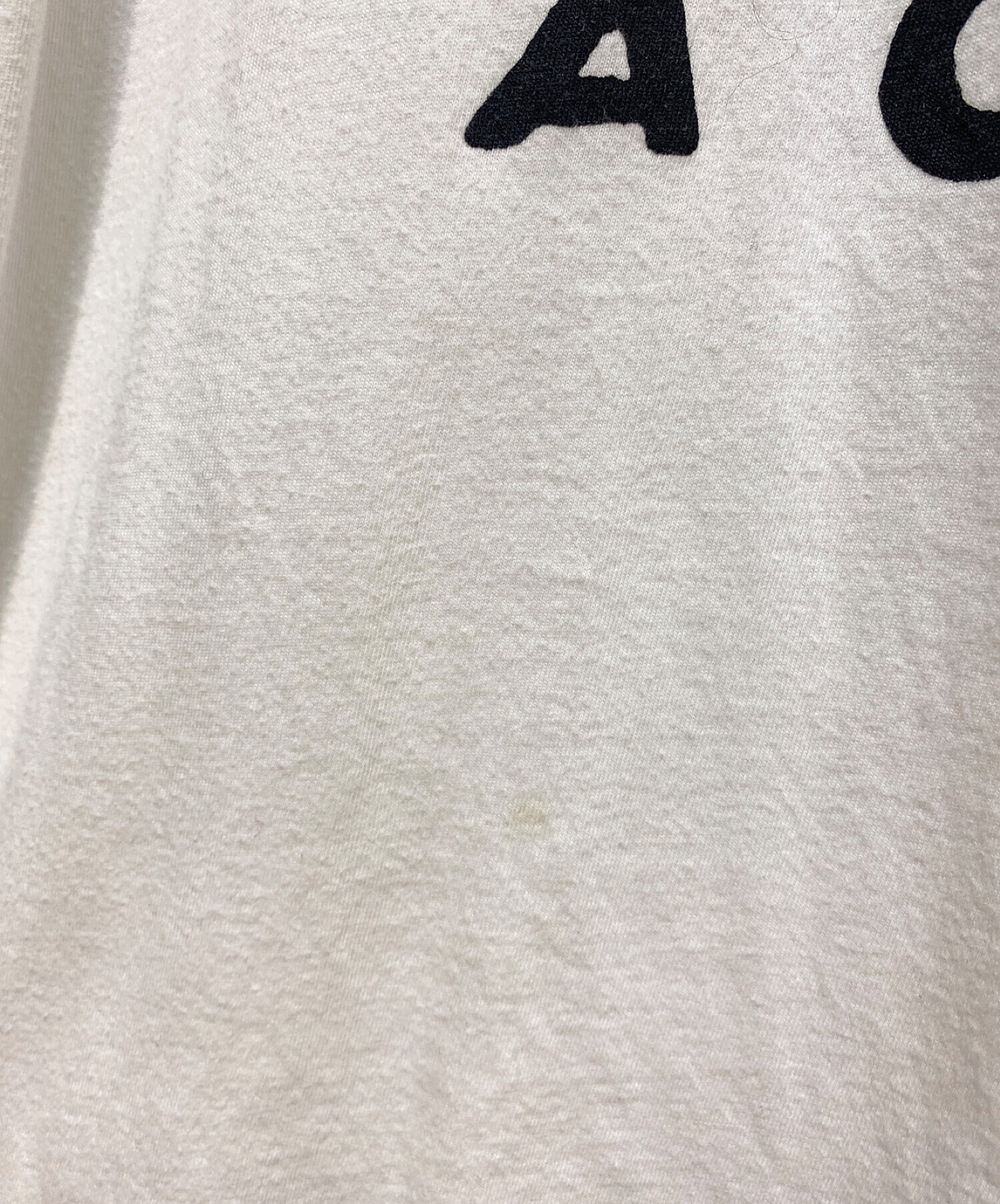 COMME des GARCONS (コムデギャルソン) ×Maison Margiela エイズTシャツ ホワイト サイズ:L