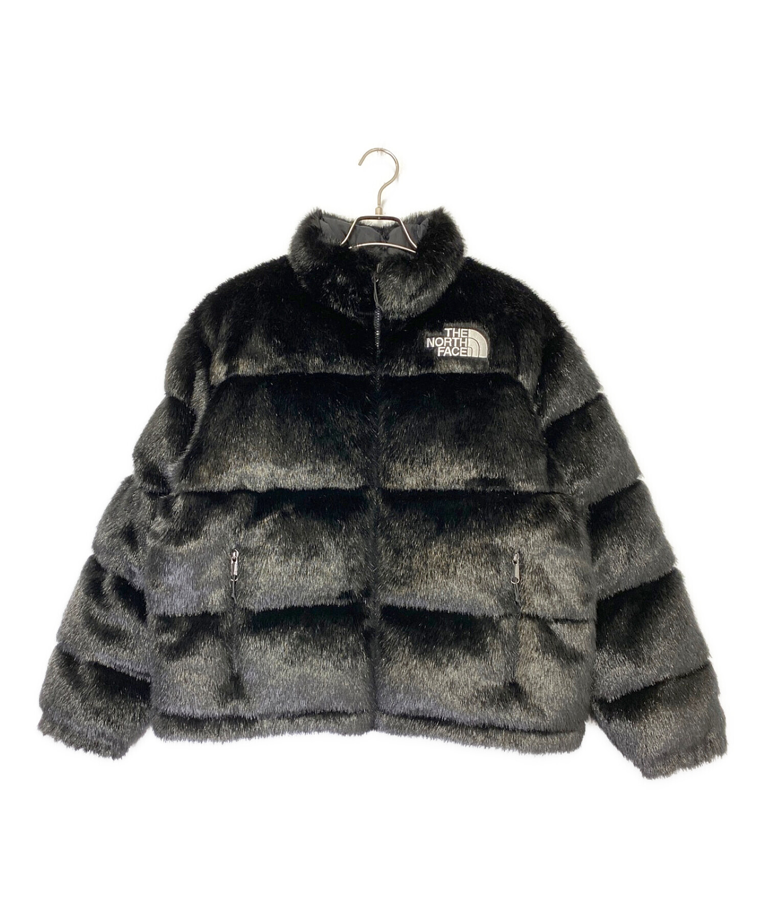 SUPREME (シュプリーム) Faux Fur Nuptse Jacket ブラック サイズ:S