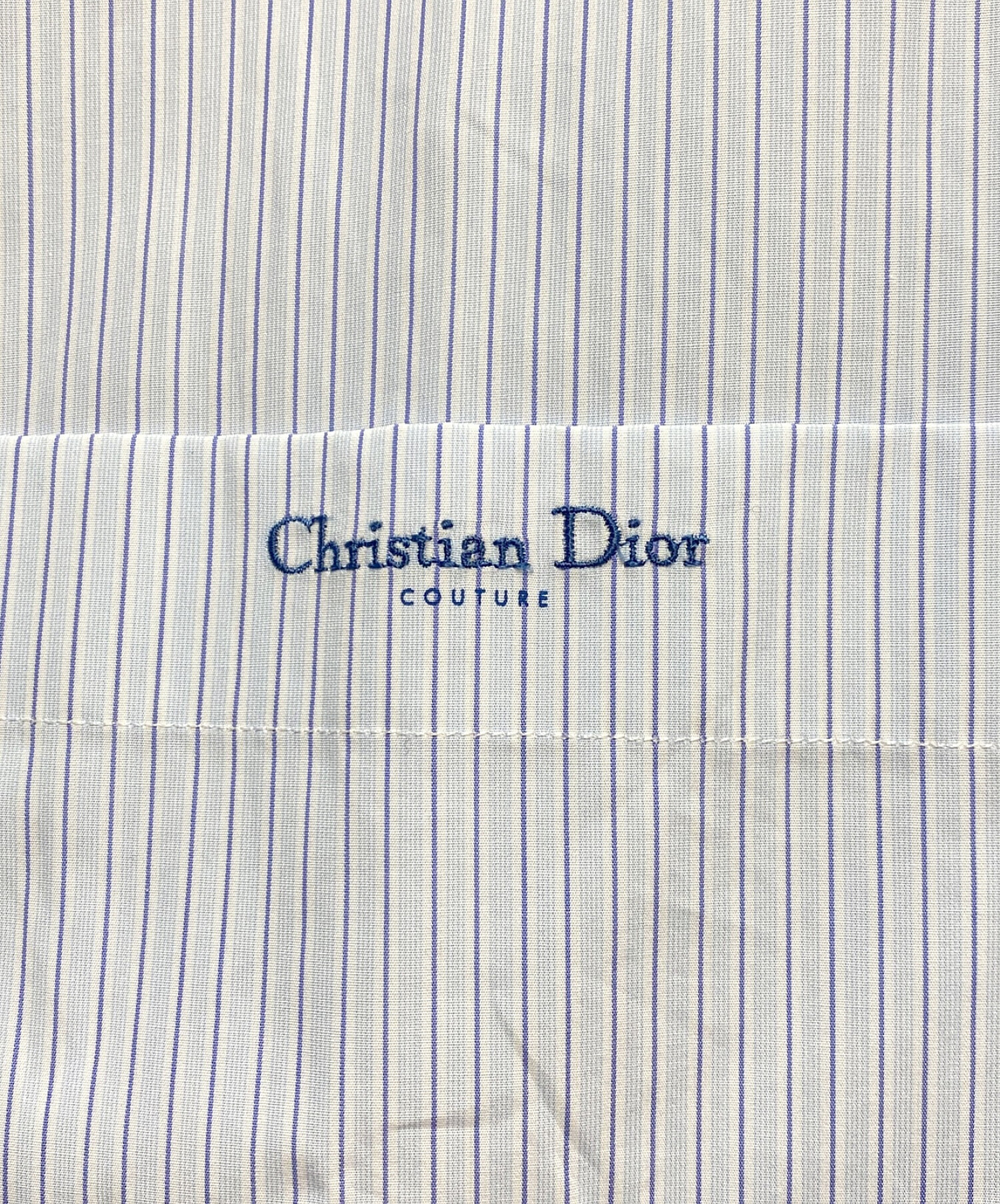 Dior (ディオール) 22AW オーバーサイズストライプシャツ スカイブルー サイズ:40