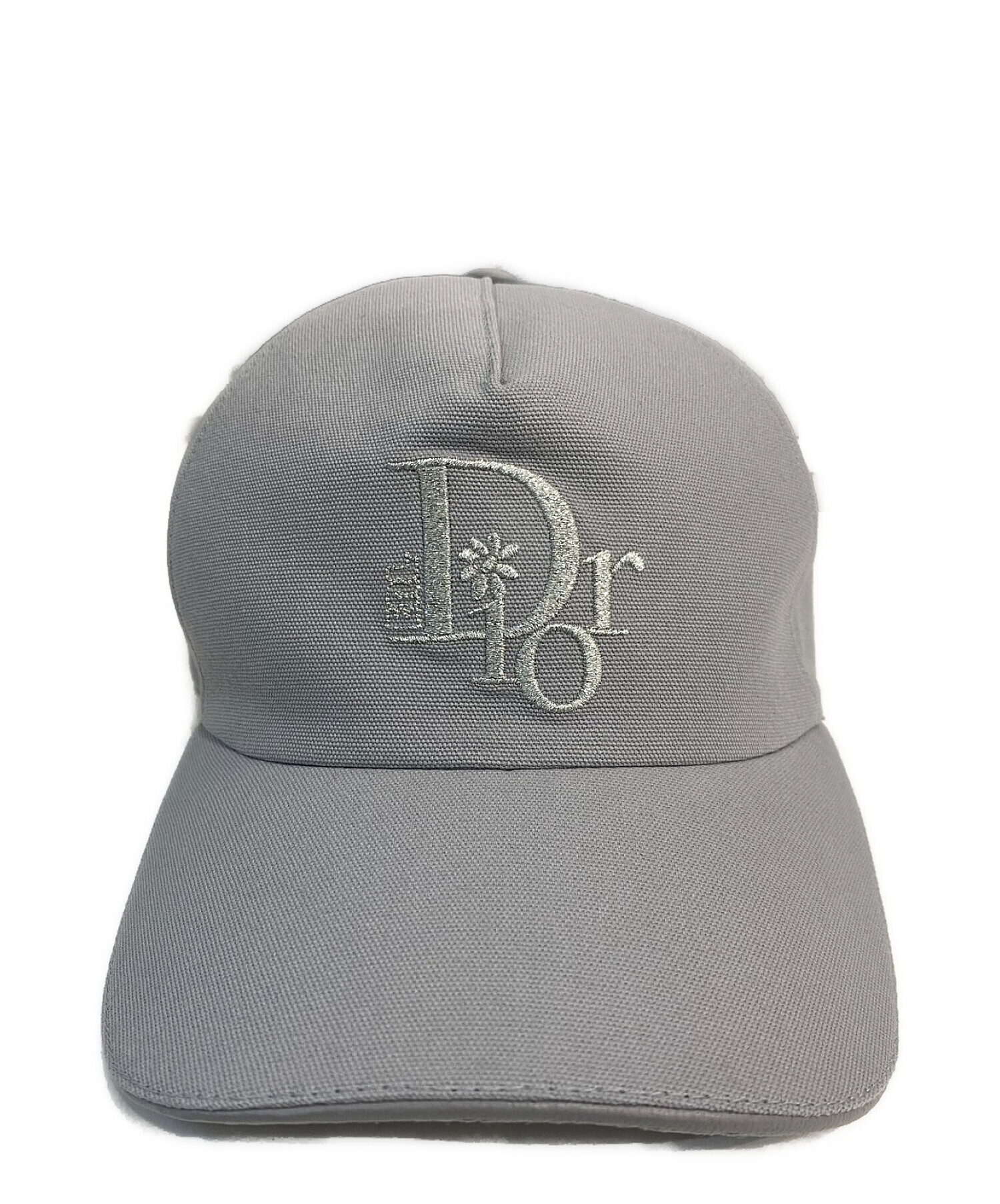 Dior (ディオール) キャップ ライトグレー サイズ:M