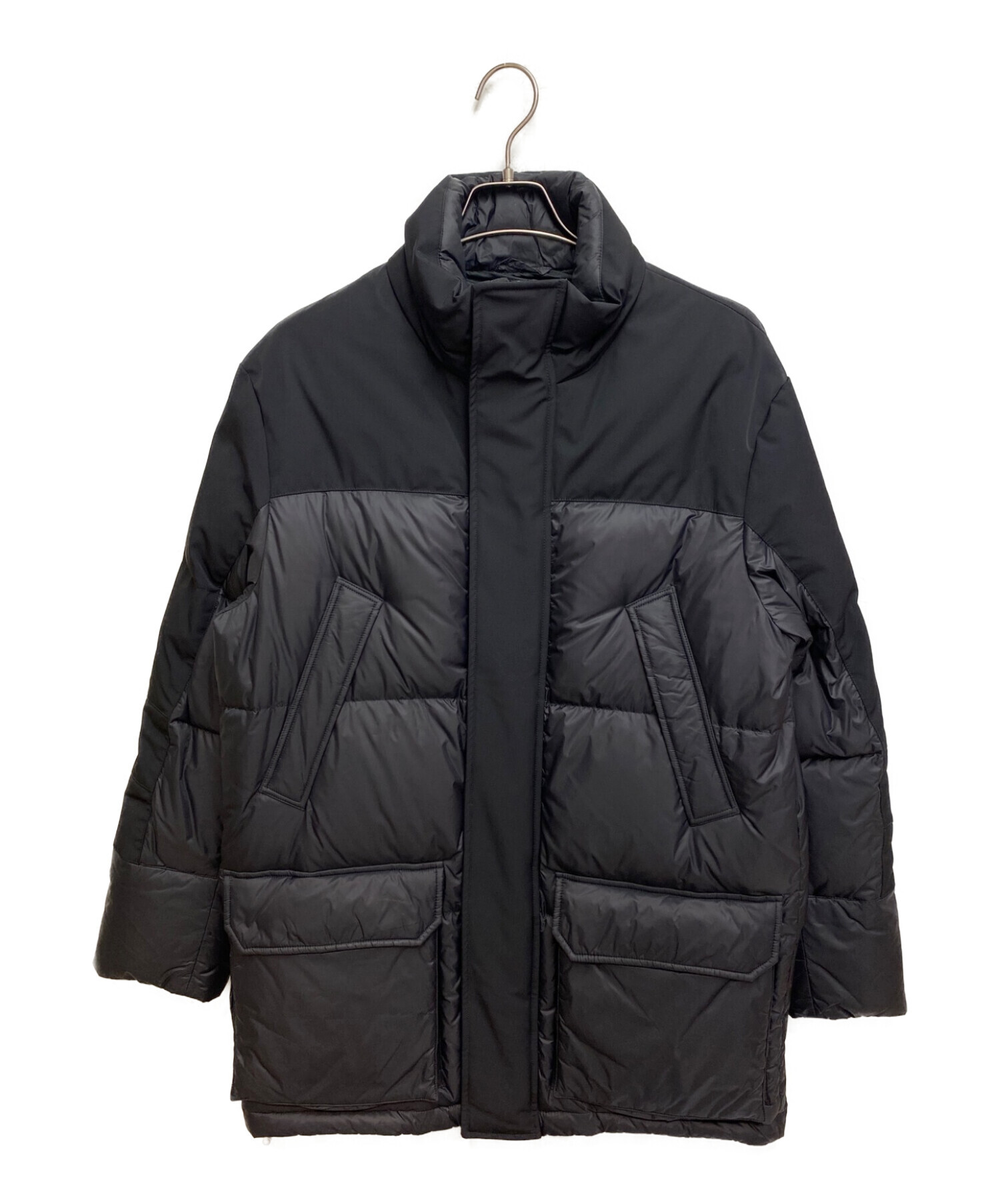 中古・古着通販】dunhill (ダンヒル) ダウンコート ブラック サイズ:S 