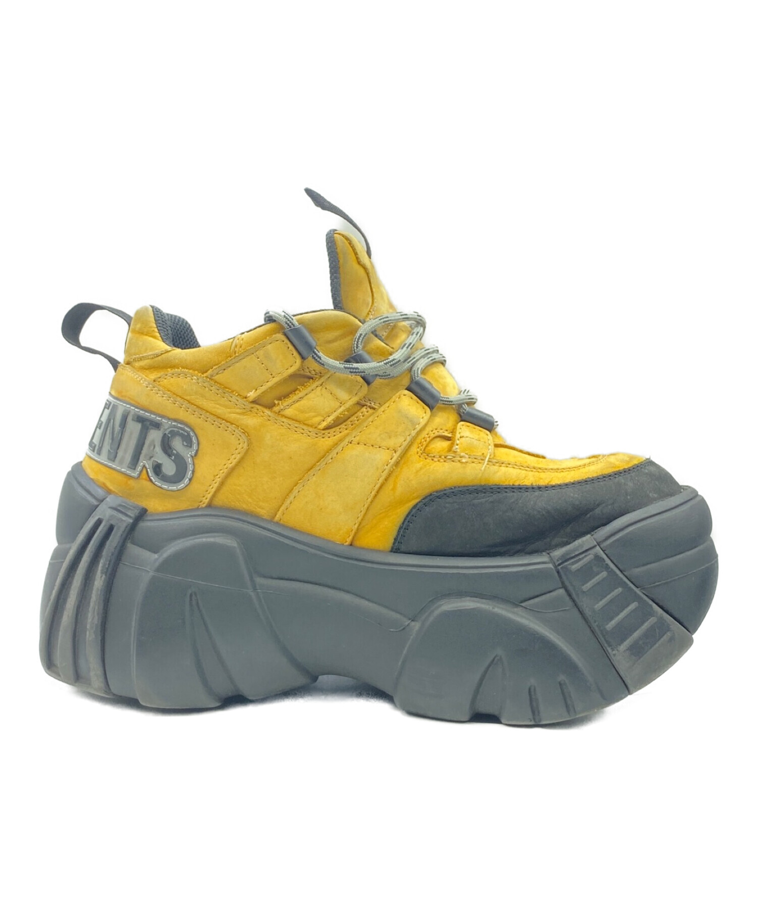 VETEMENTS (ヴェトモン) SWEAR (スウェア) Nubuck Platform Sneakers ブラウン サイズ:25.8cm (US  8.5)