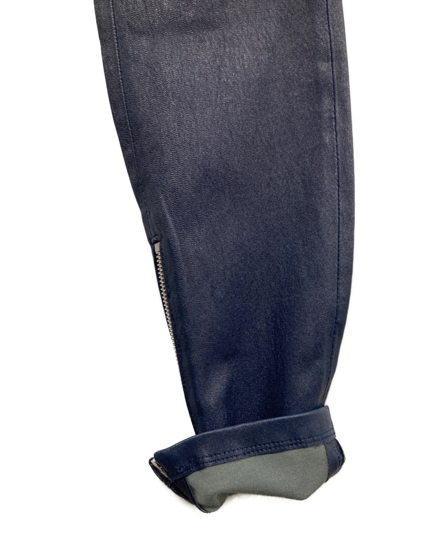 中古・古着通販】HELMUT LANG (ヘルムートラング) ラムレザーパンツ 