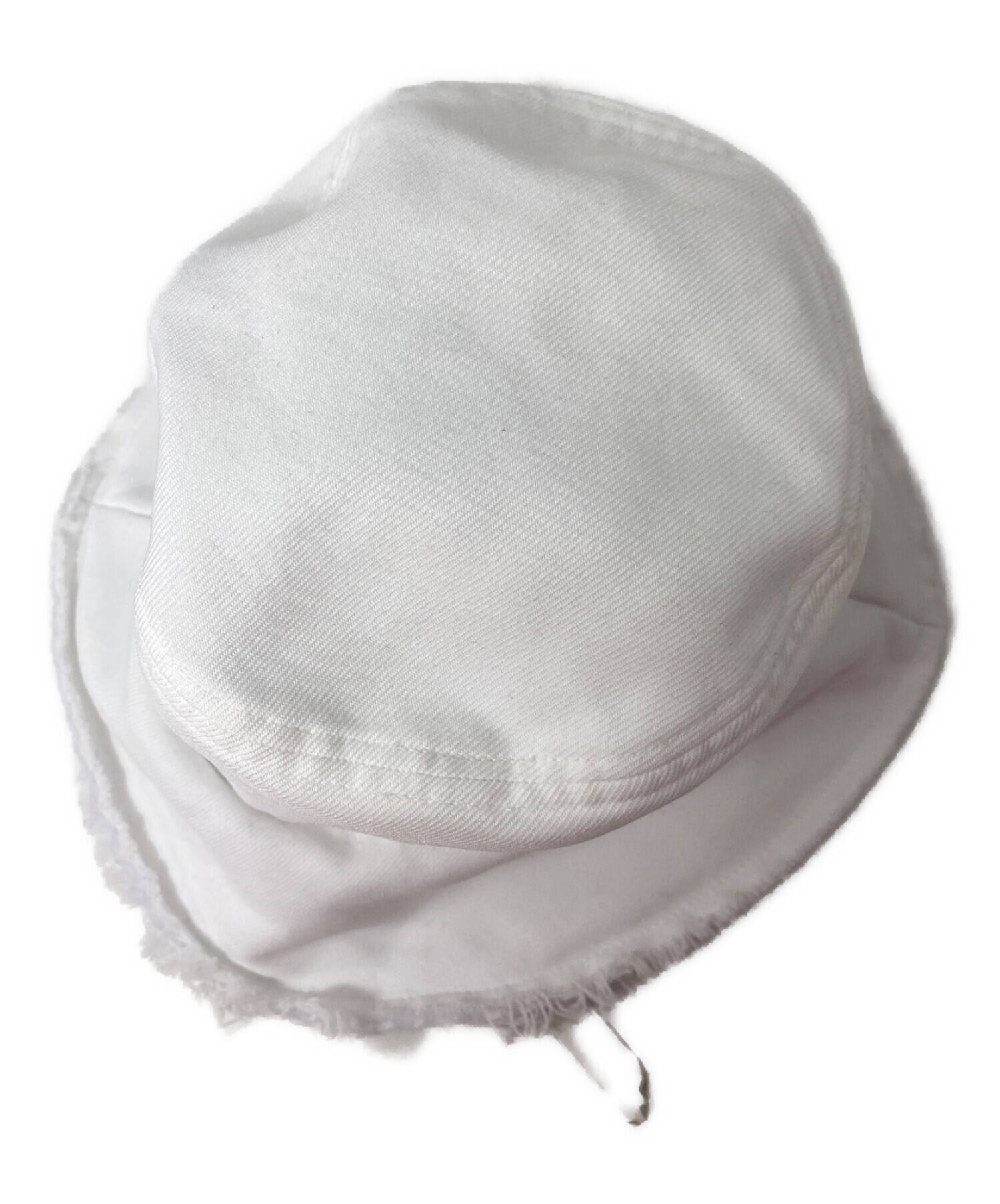 コムデギャルソンシャツ アクリル バケットハット 白 ホワイト 23SS